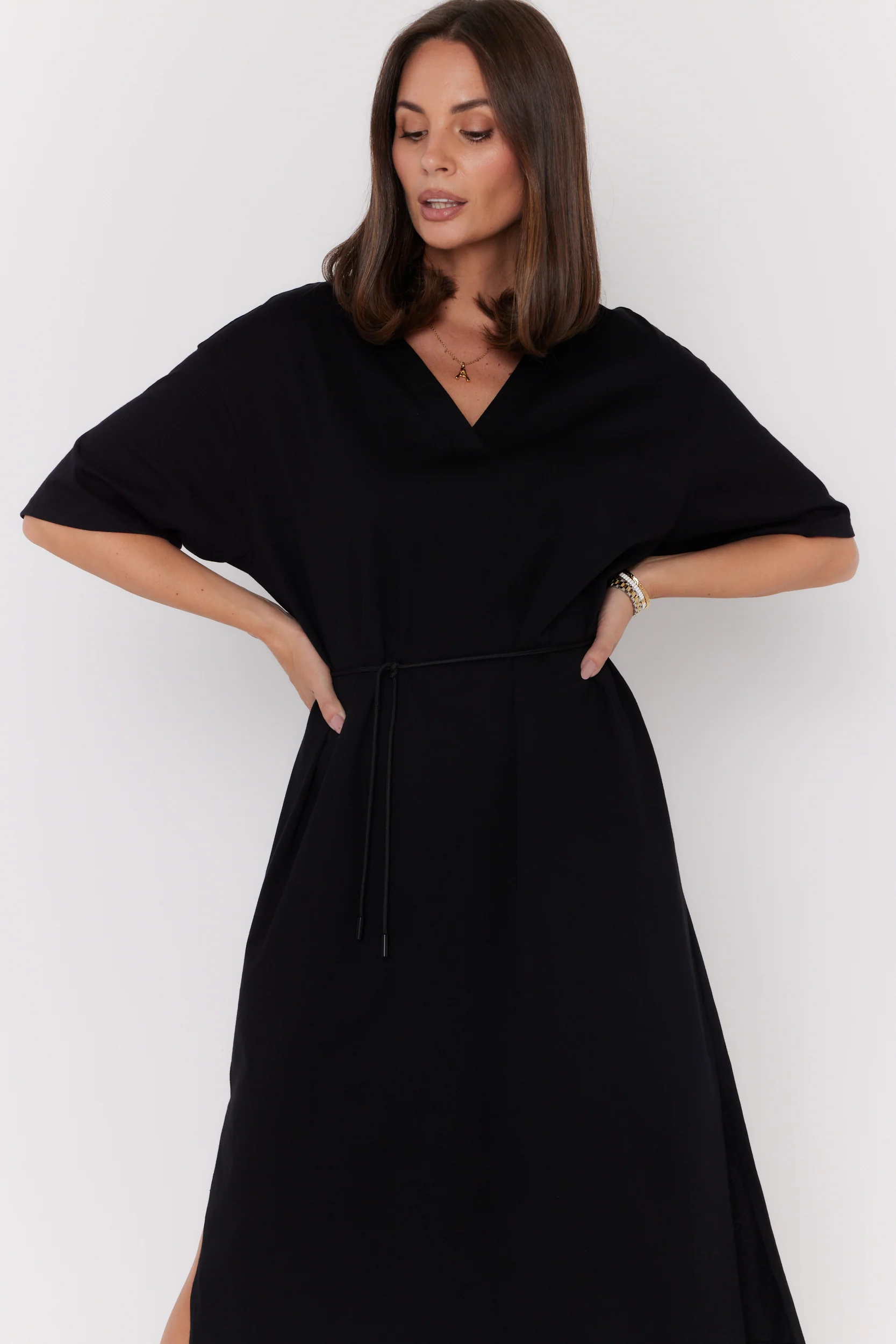 NIX Midi Dress Black - Image 6
