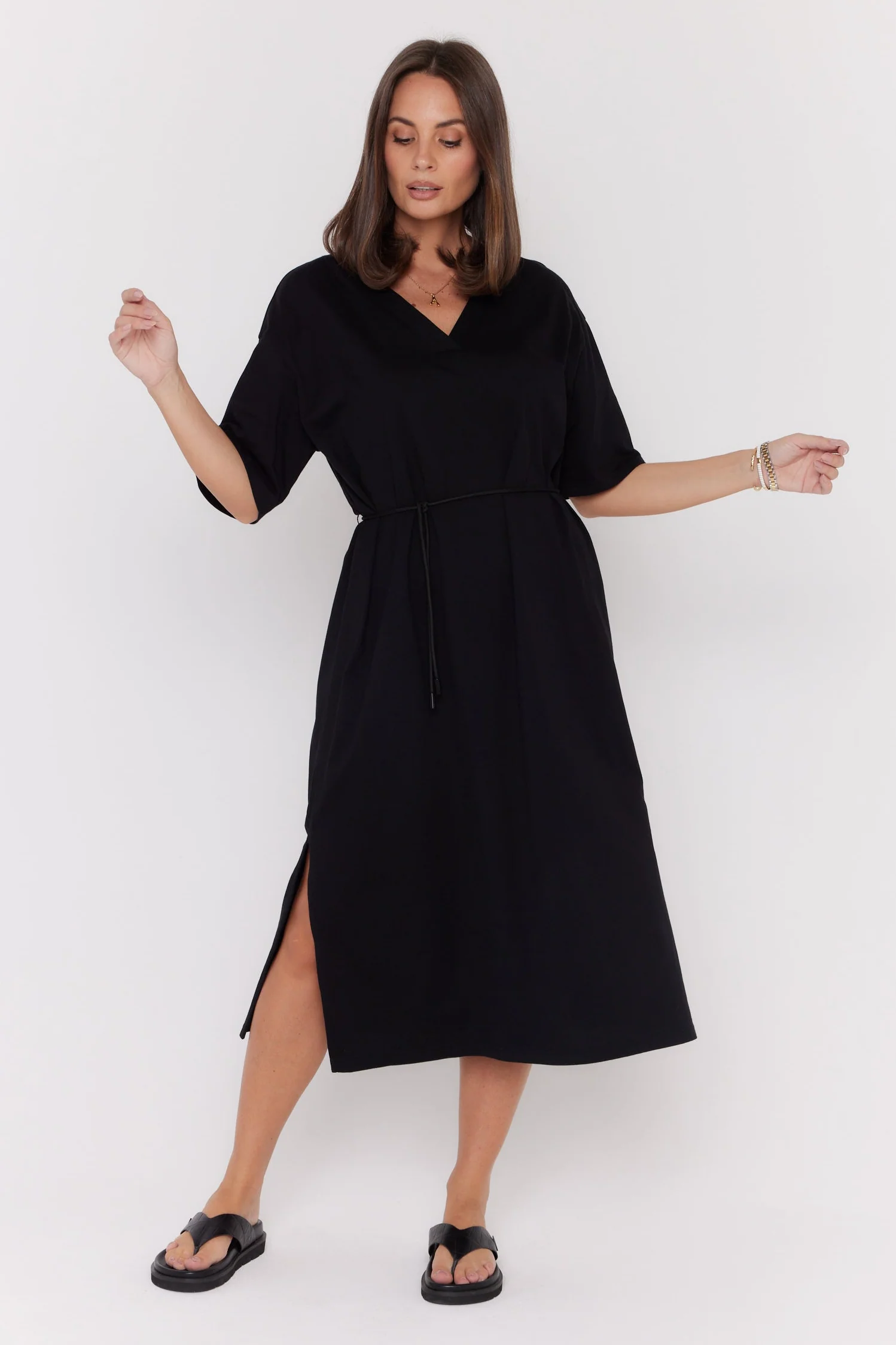 NIX Midi Dress Black - Image 7