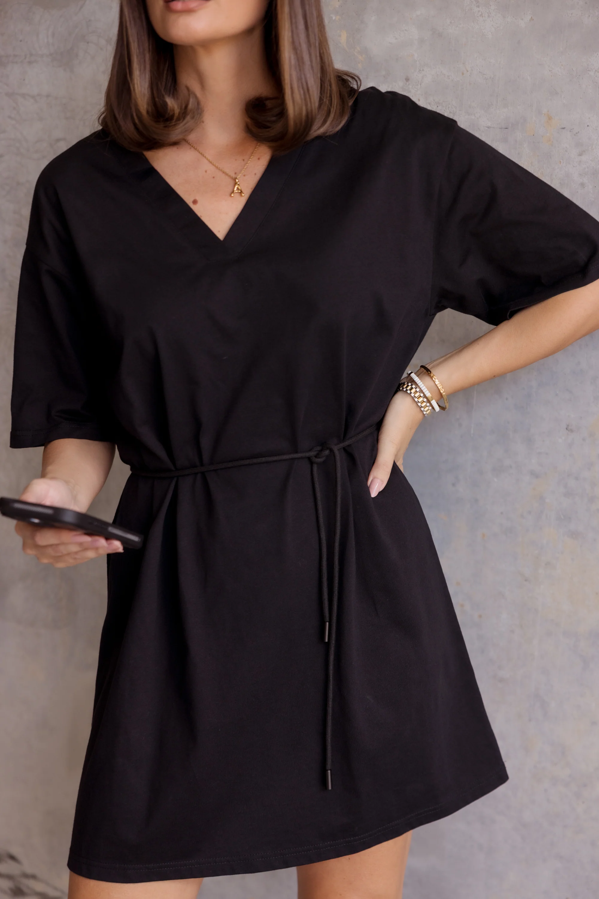 NIX Mini Dress Black - Image 2
