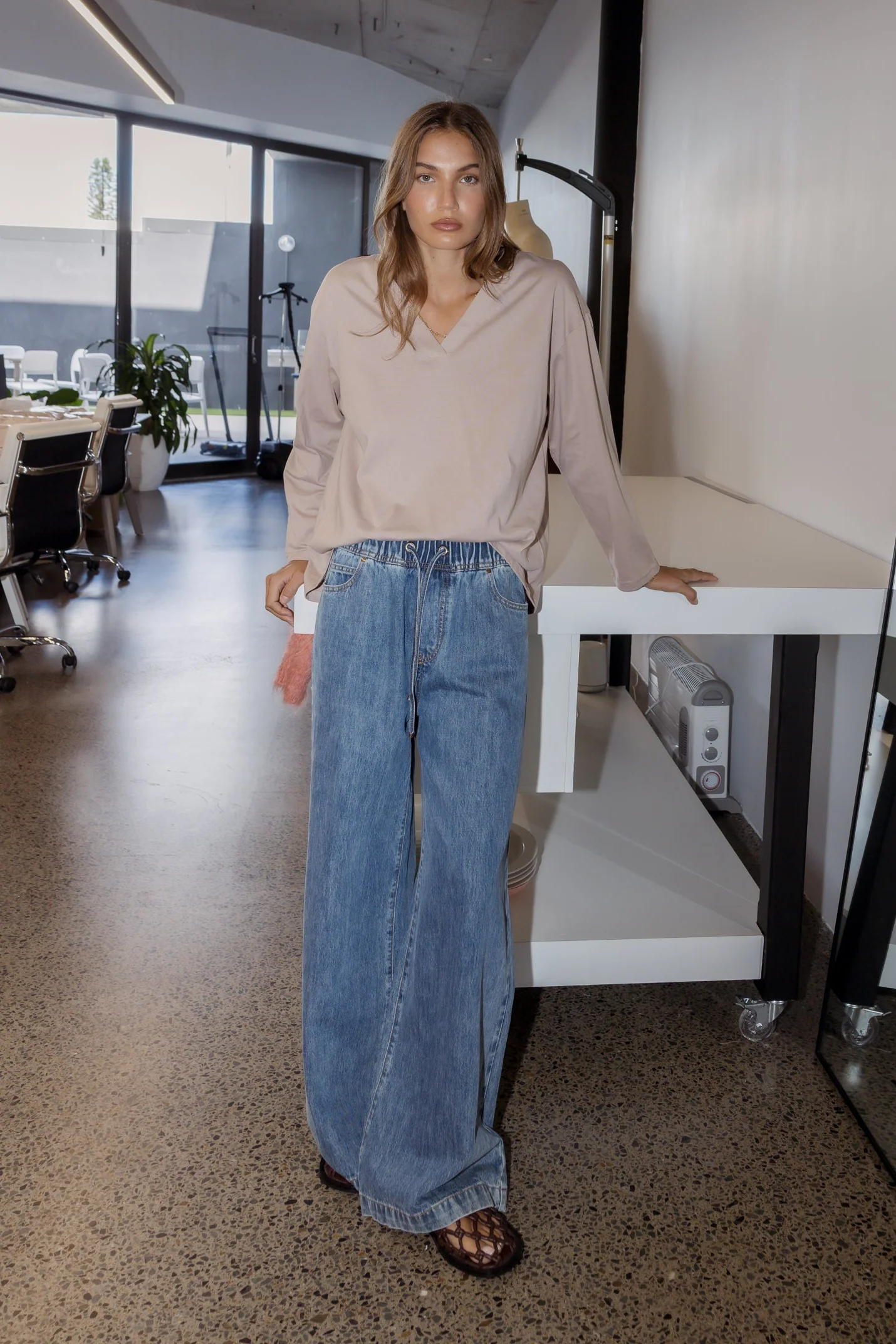 NIX V Long Sleeve Top Coco - Image 2