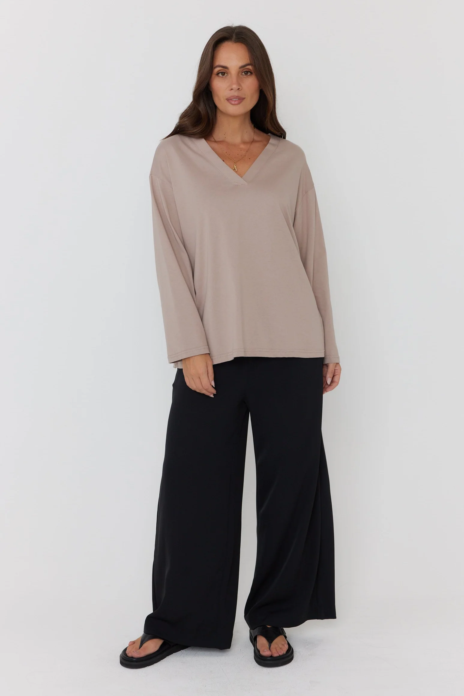 NIX V Long Sleeve Top Coco - Image 4