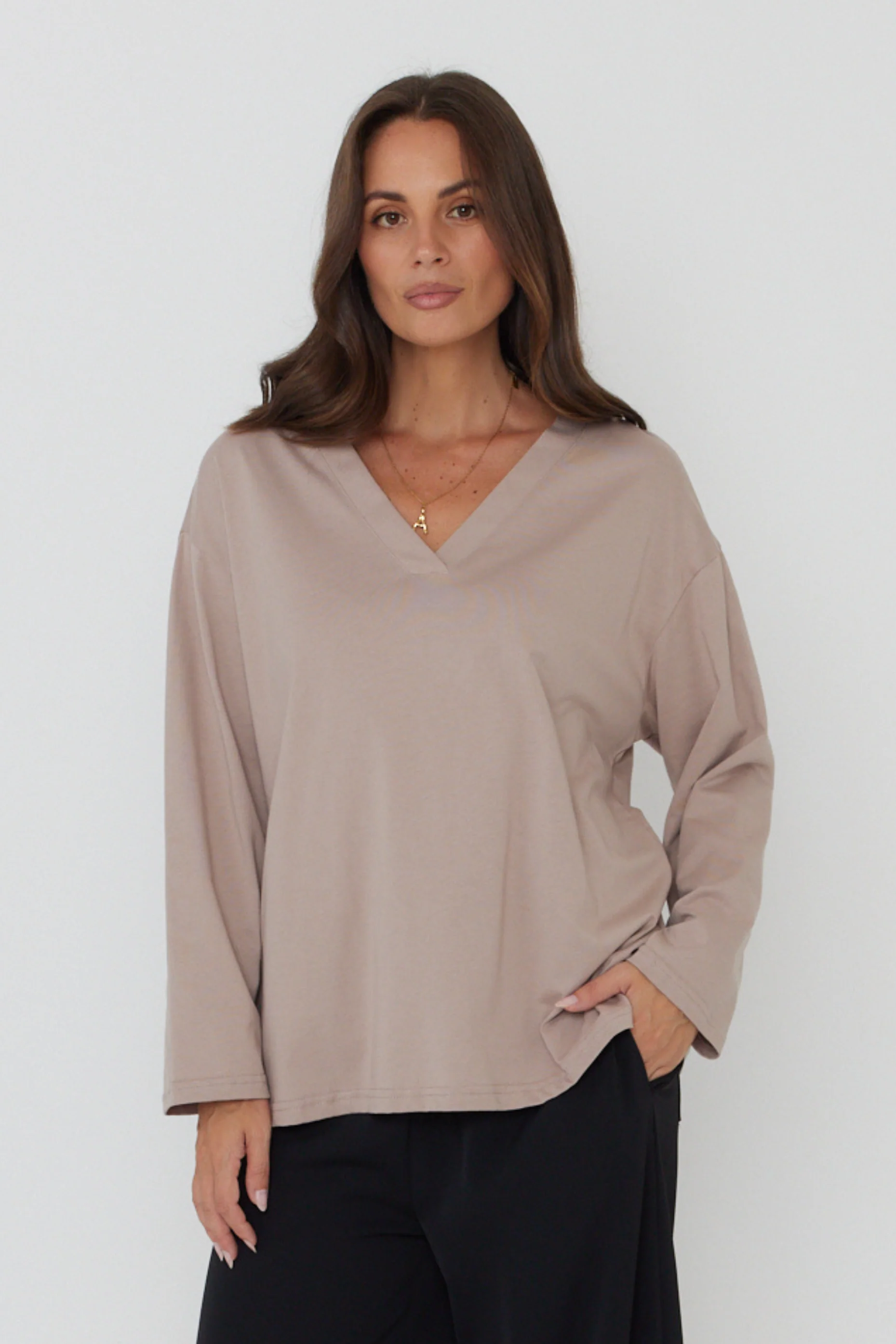 NIX V Long Sleeve Top Coco - Image 5