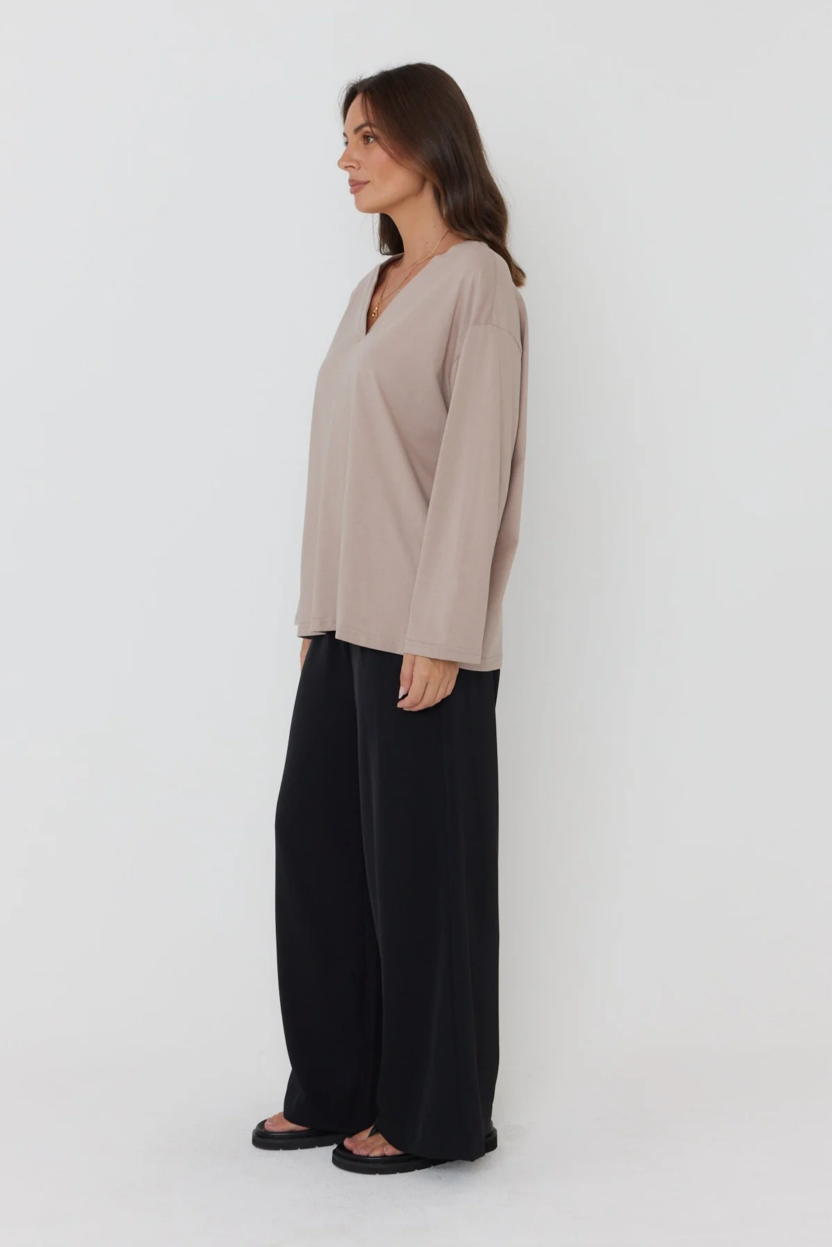 NIX V Long Sleeve Top Coco - Image 7