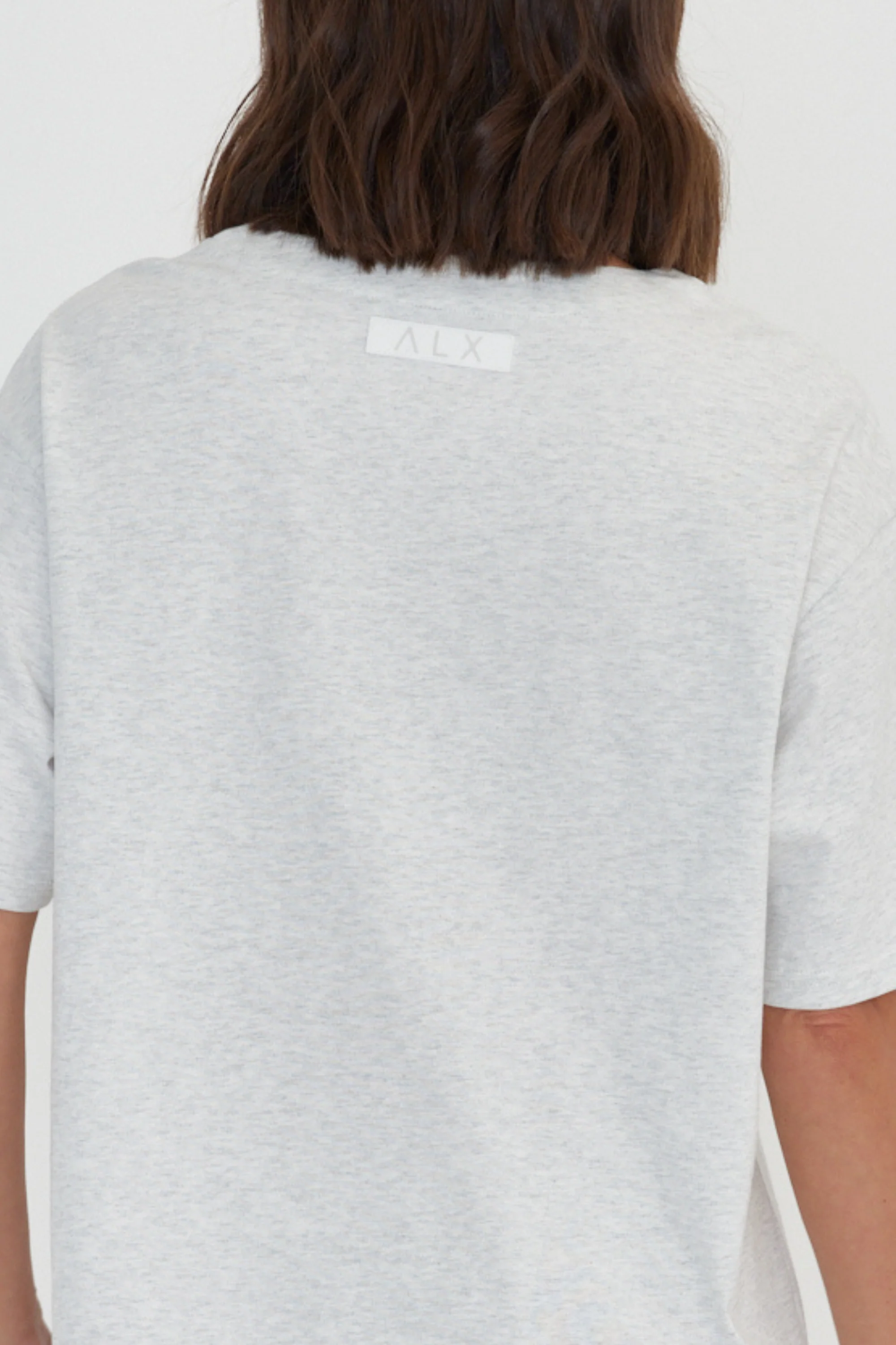 NIX V-Neck T-Shirt Grey Marle - Image 7