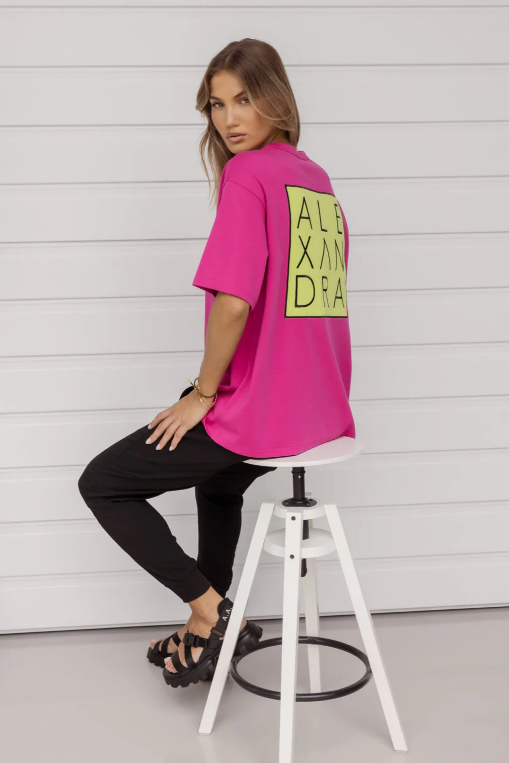 NOKO T-Shirt Hot Pink - Image 4