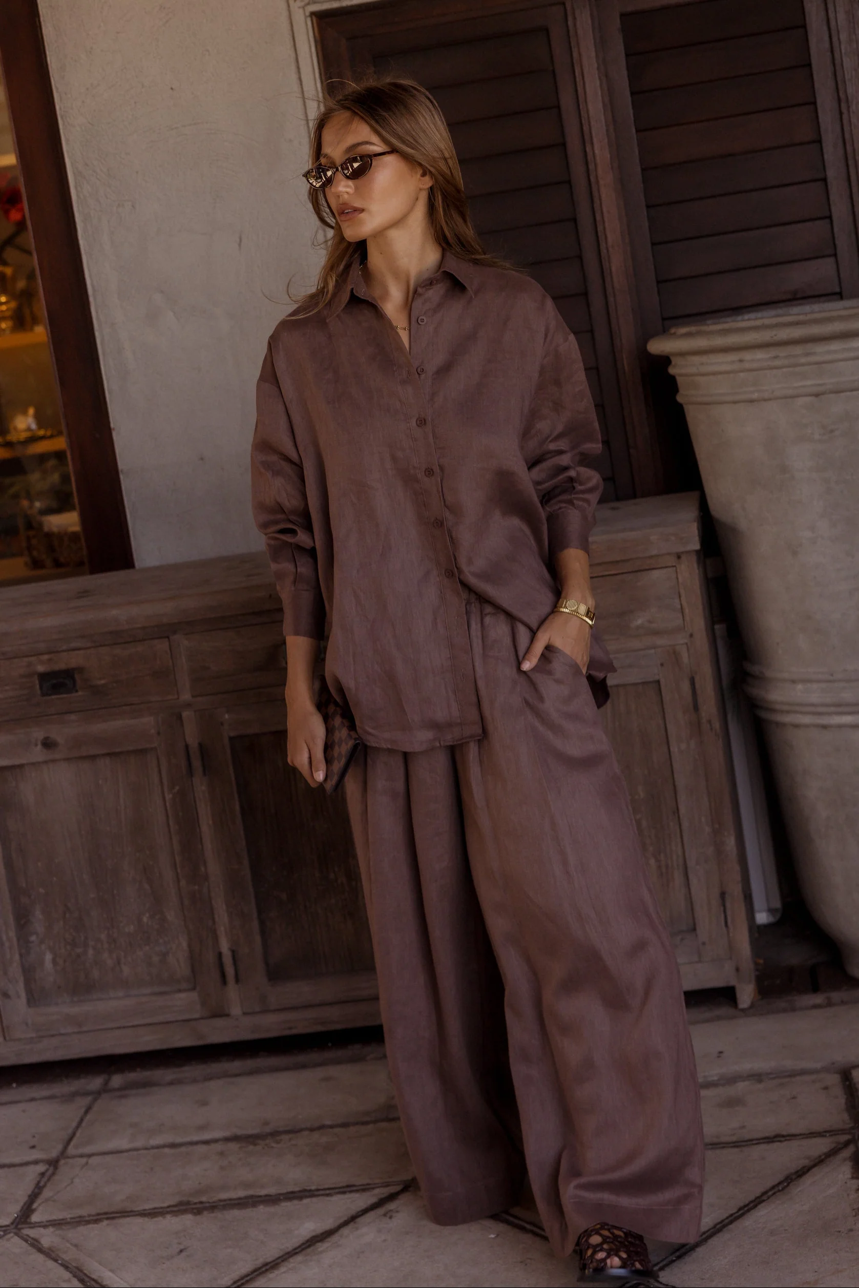 PLUTO Shirt Chocolate - Image 2