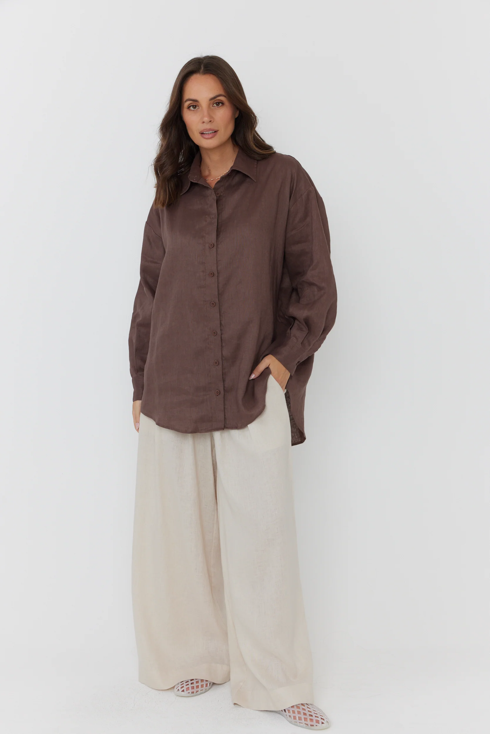PLUTO Shirt Chocolate - Image 6