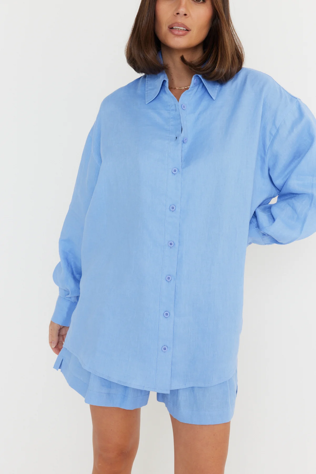 PLUTO Shirt Cornflour Blue - Image 10