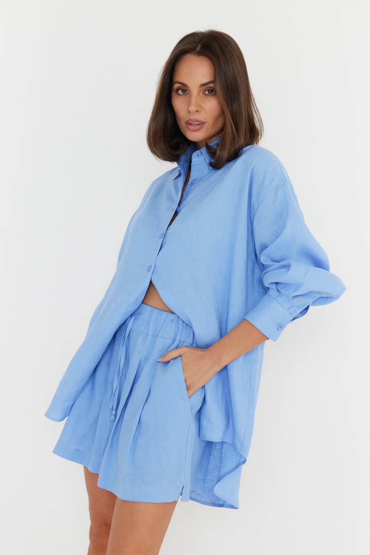 PLUTO Shirt Cornflour Blue - Image 15