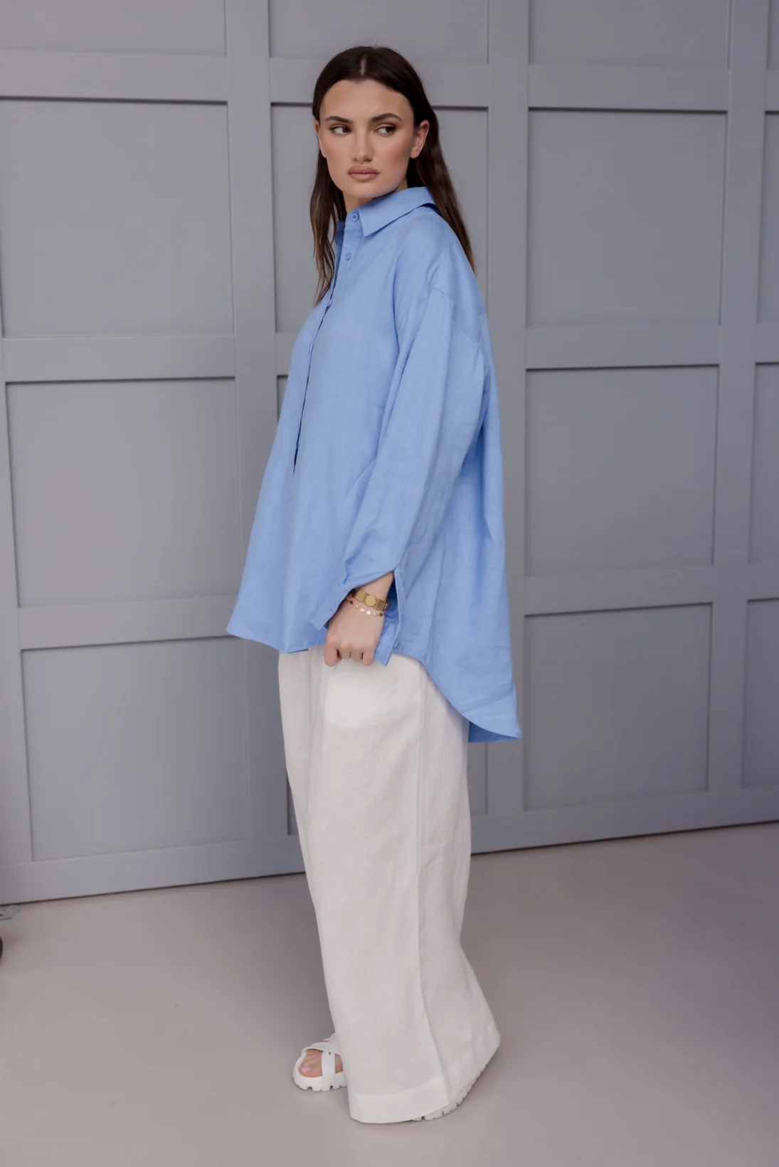 PLUTO Shirt Cornflour Blue - Image 8