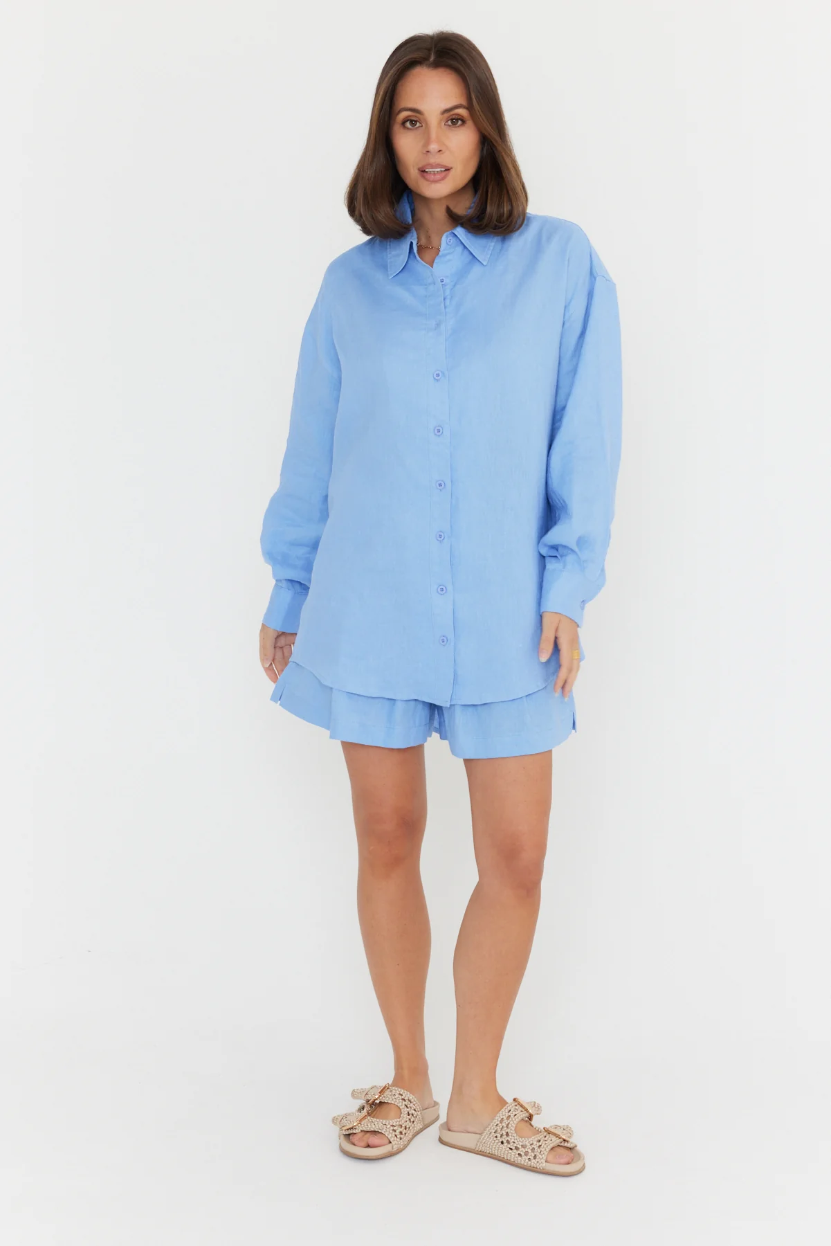 PLUTO Shirt Cornflour Blue - Image 9