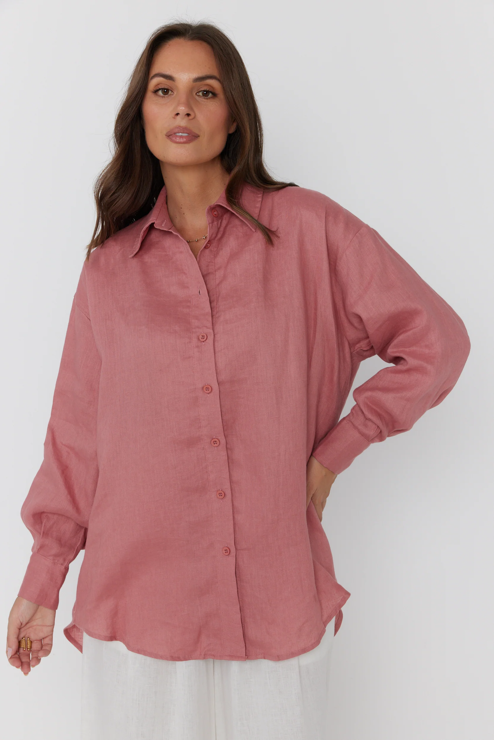PLUTO Shirt Dusty Pink - Image 11