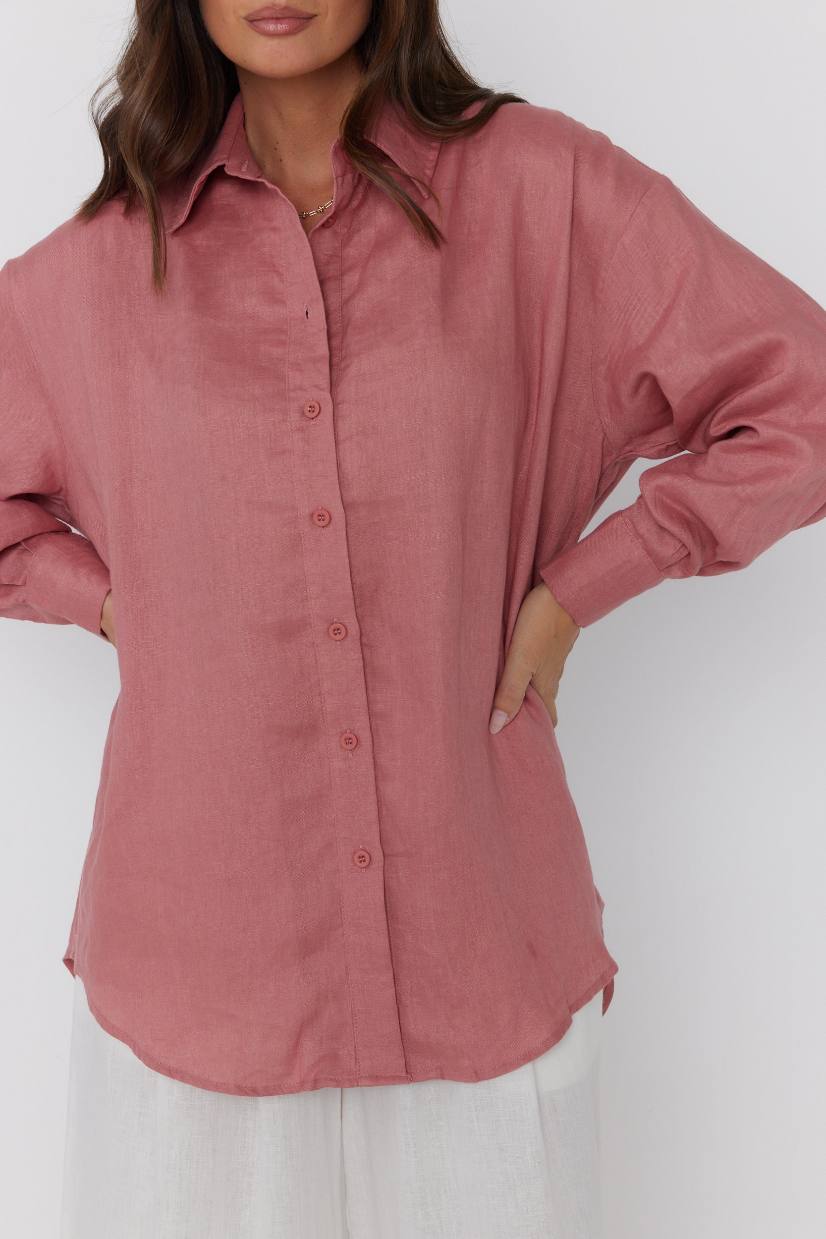 PLUTO Shirt Dusty Pink - Image 12