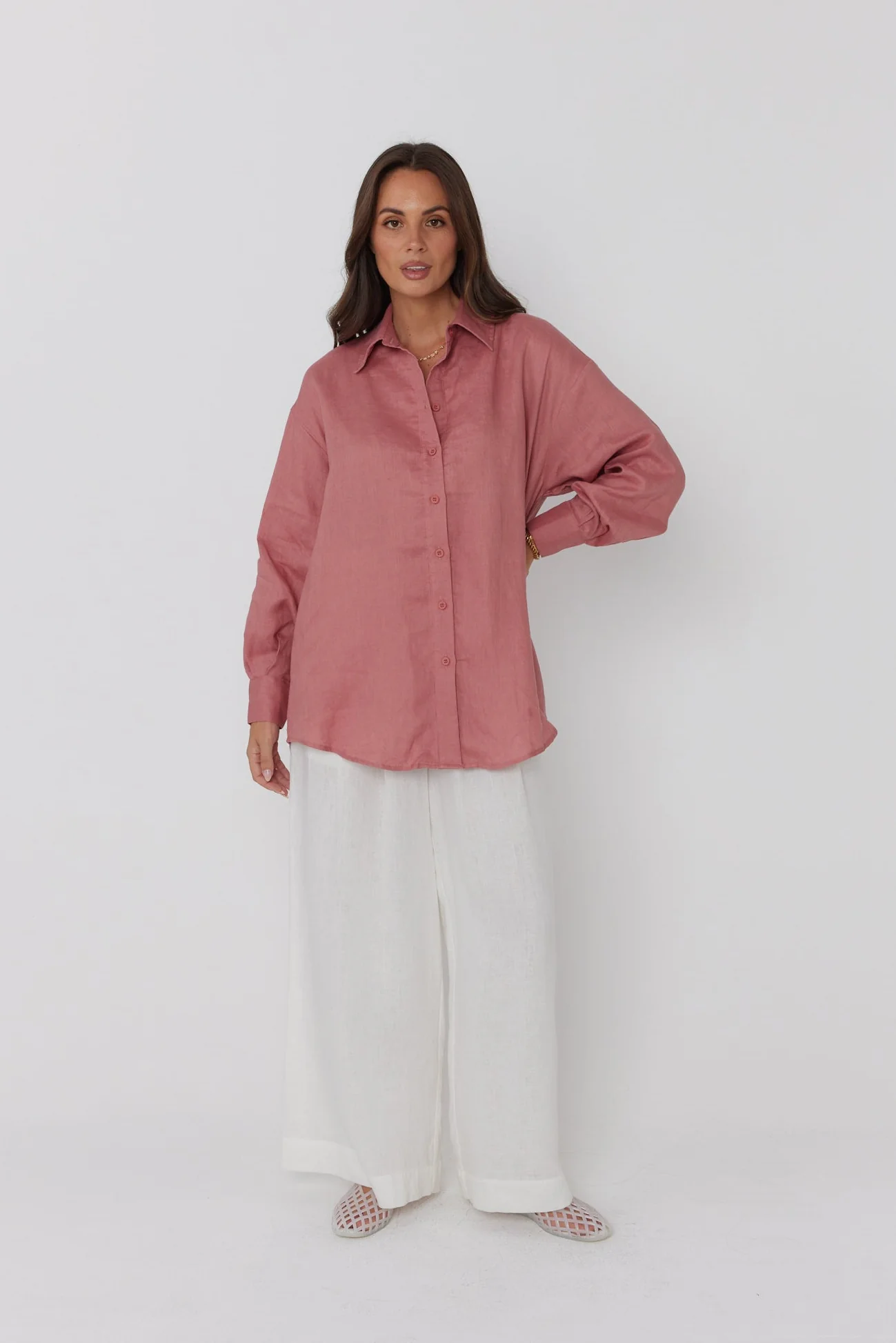 PLUTO Shirt Dusty Pink - Image 7