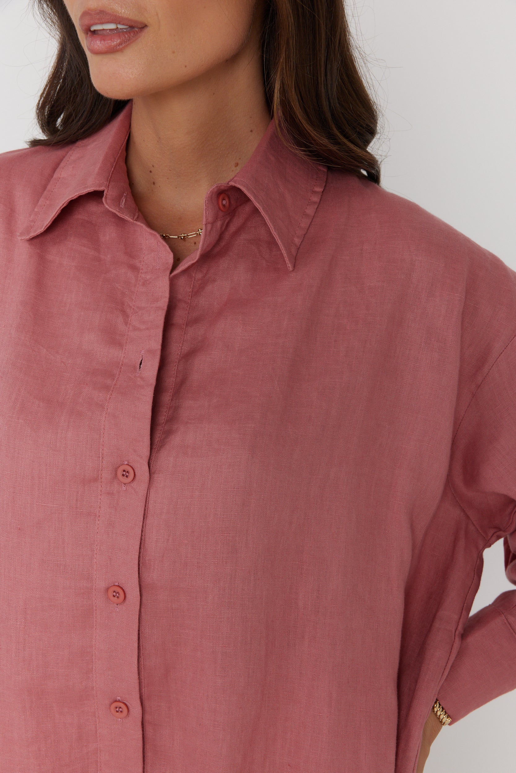 PLUTO Shirt Dusty Pink - Image 8