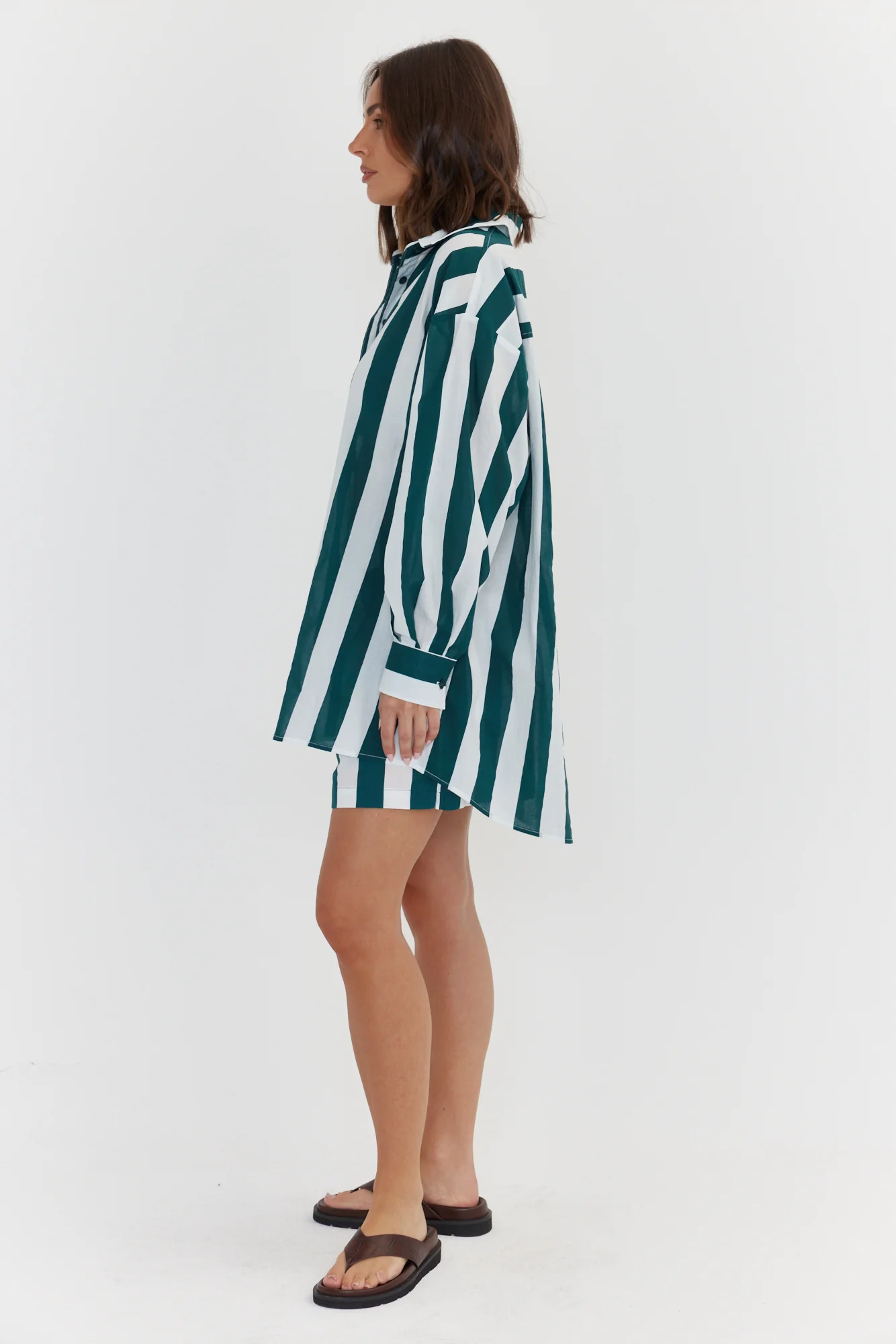 PLUTO Shirt Green Stripe - Image 13