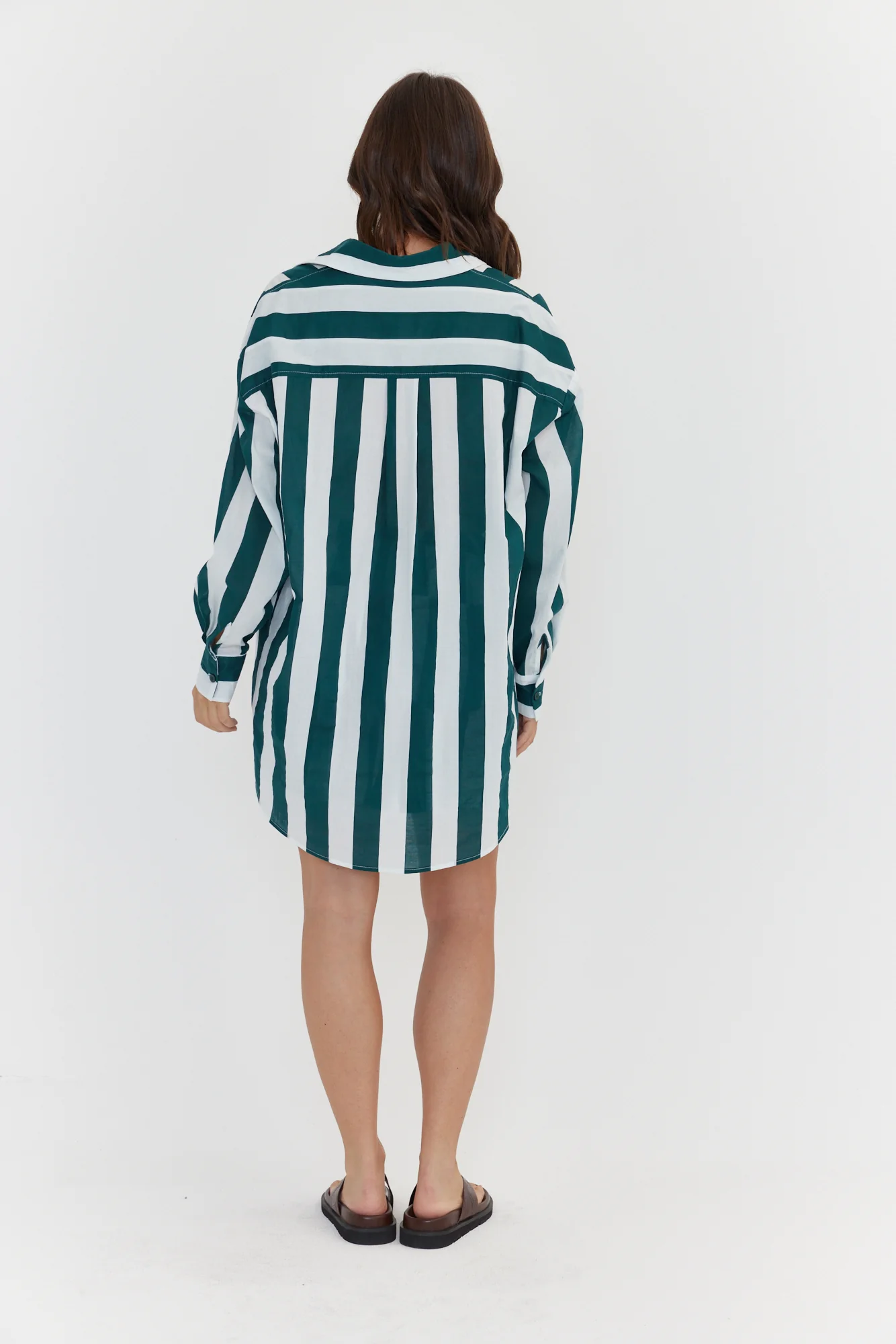 PLUTO Shirt Green Stripe - Image 15