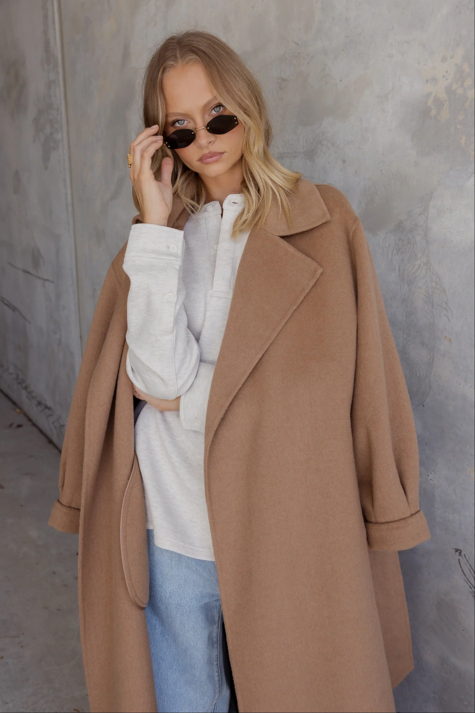 RAFEL Coat Tan - Image 2