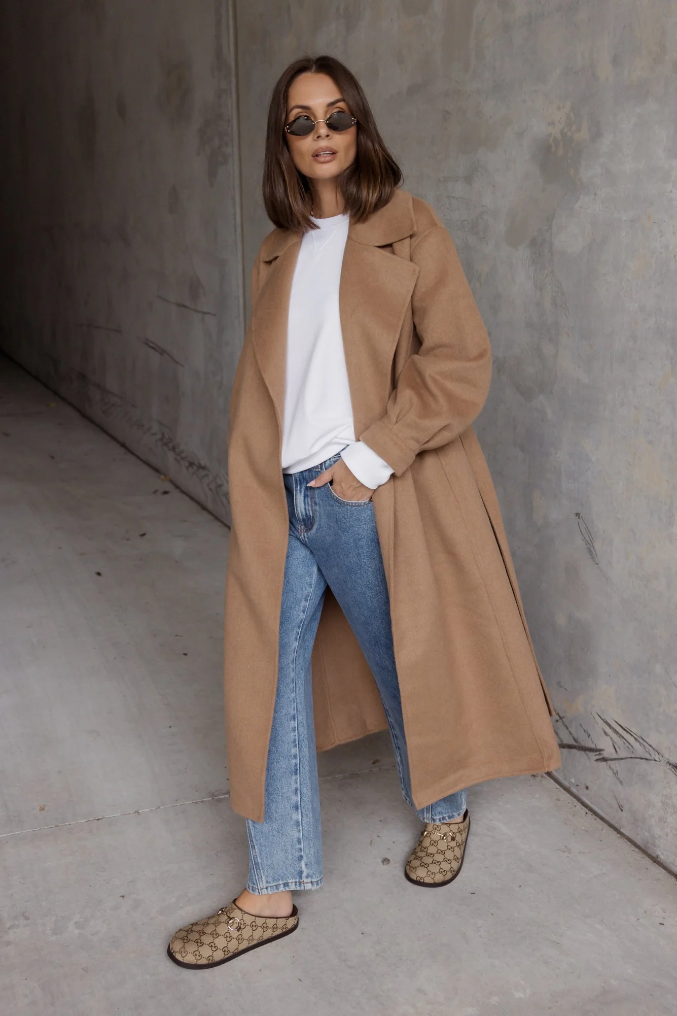 RAFEL Coat Tan - Image 3