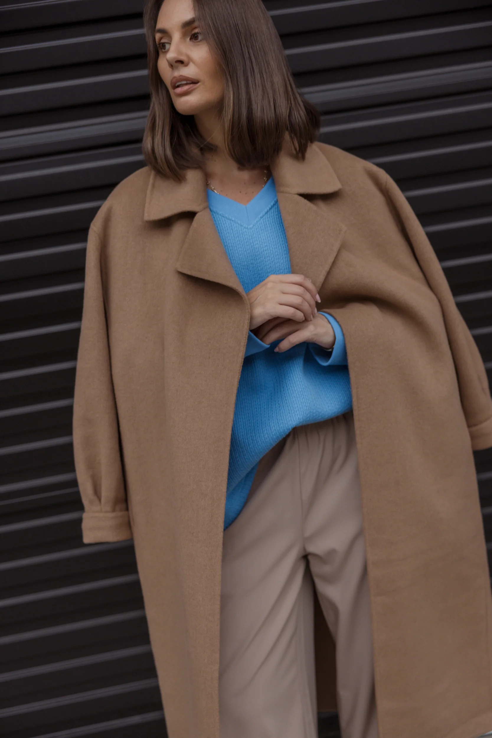 RAFEL Coat Tan - Image 6