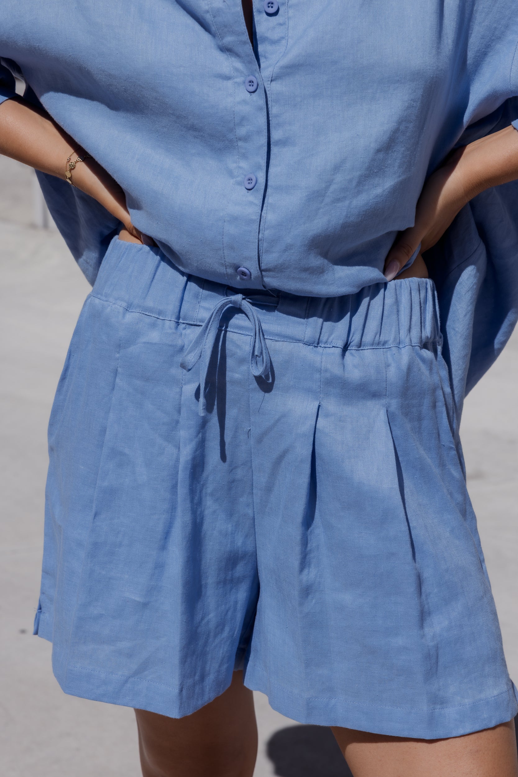RAZ Shorts Cornflour Blue - Image 5
