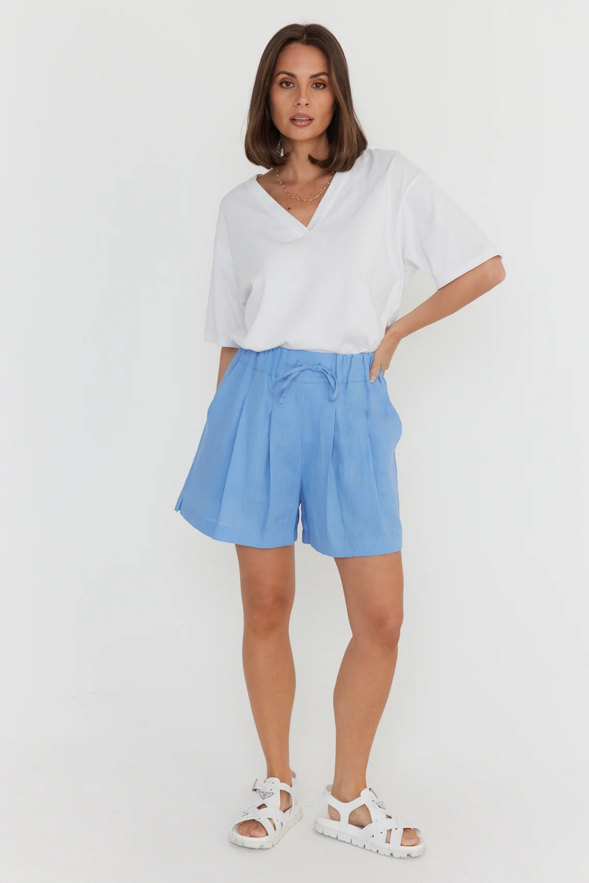 RAZ Shorts Cornflour Blue - Image 6