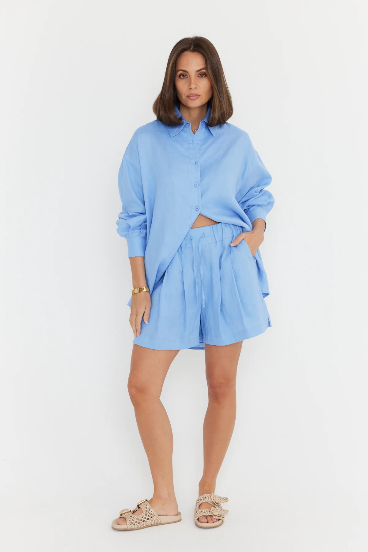 RAZ Shorts Cornflour Blue - Image 7