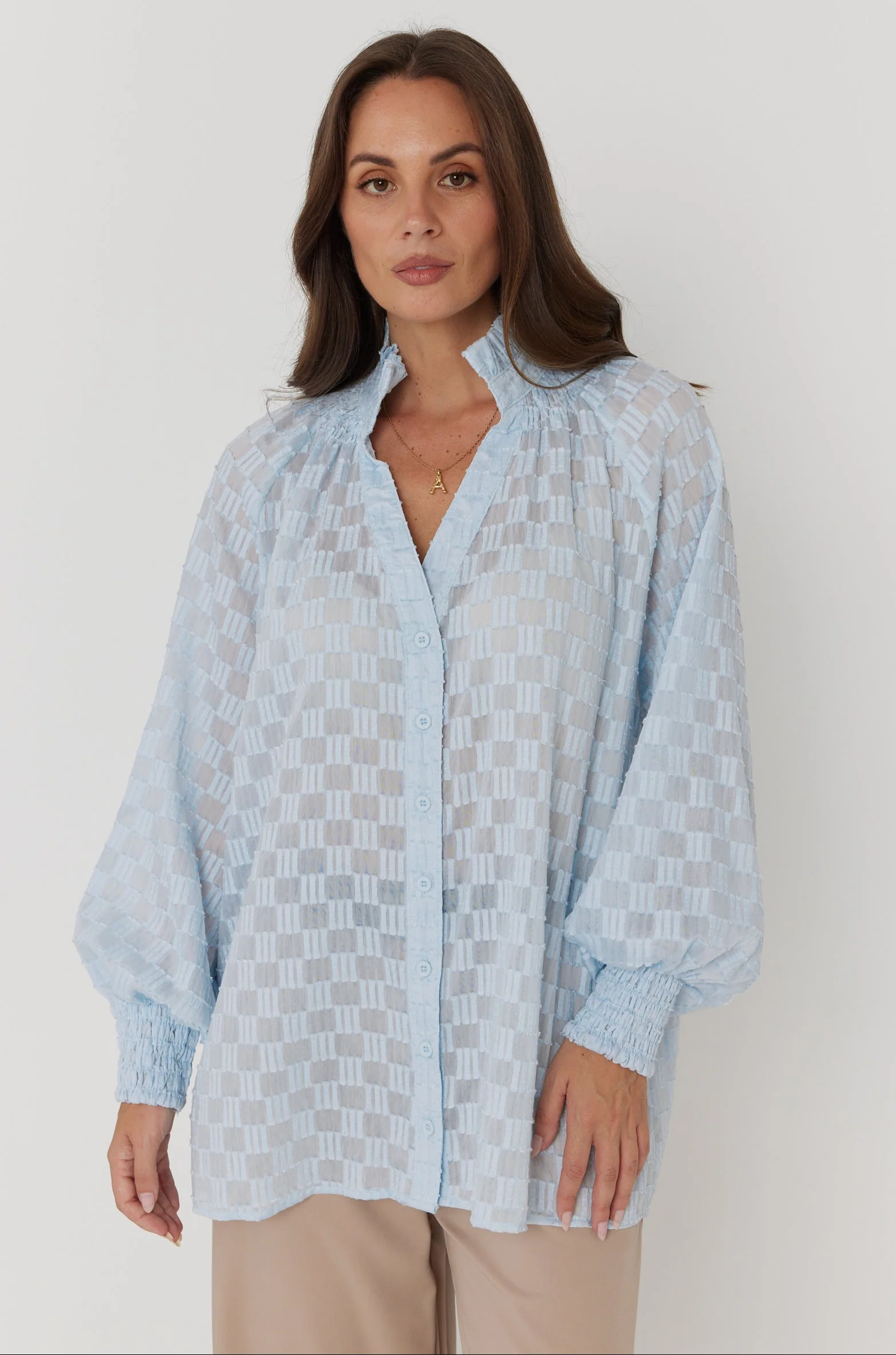 REAN Blouse Light Blue - Image 5