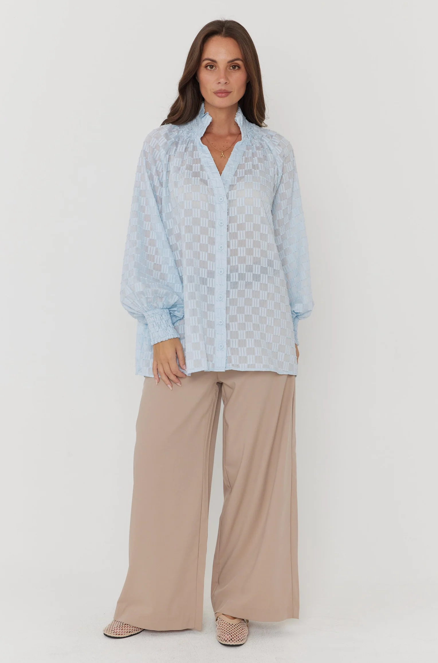 REAN Blouse Light Blue - Image 6