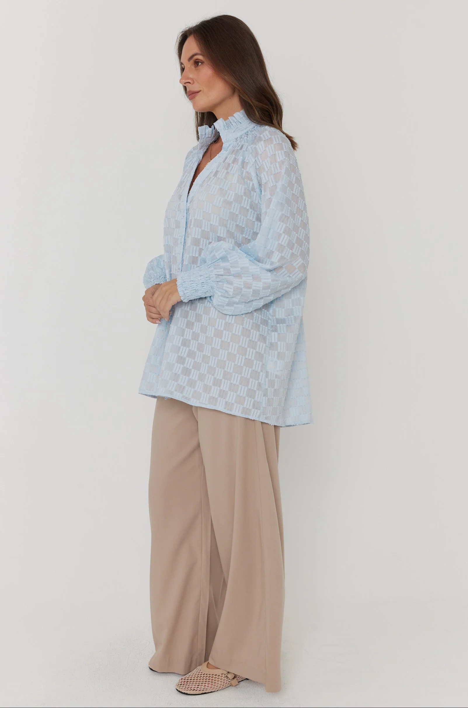 REAN Blouse Light Blue - Image 9