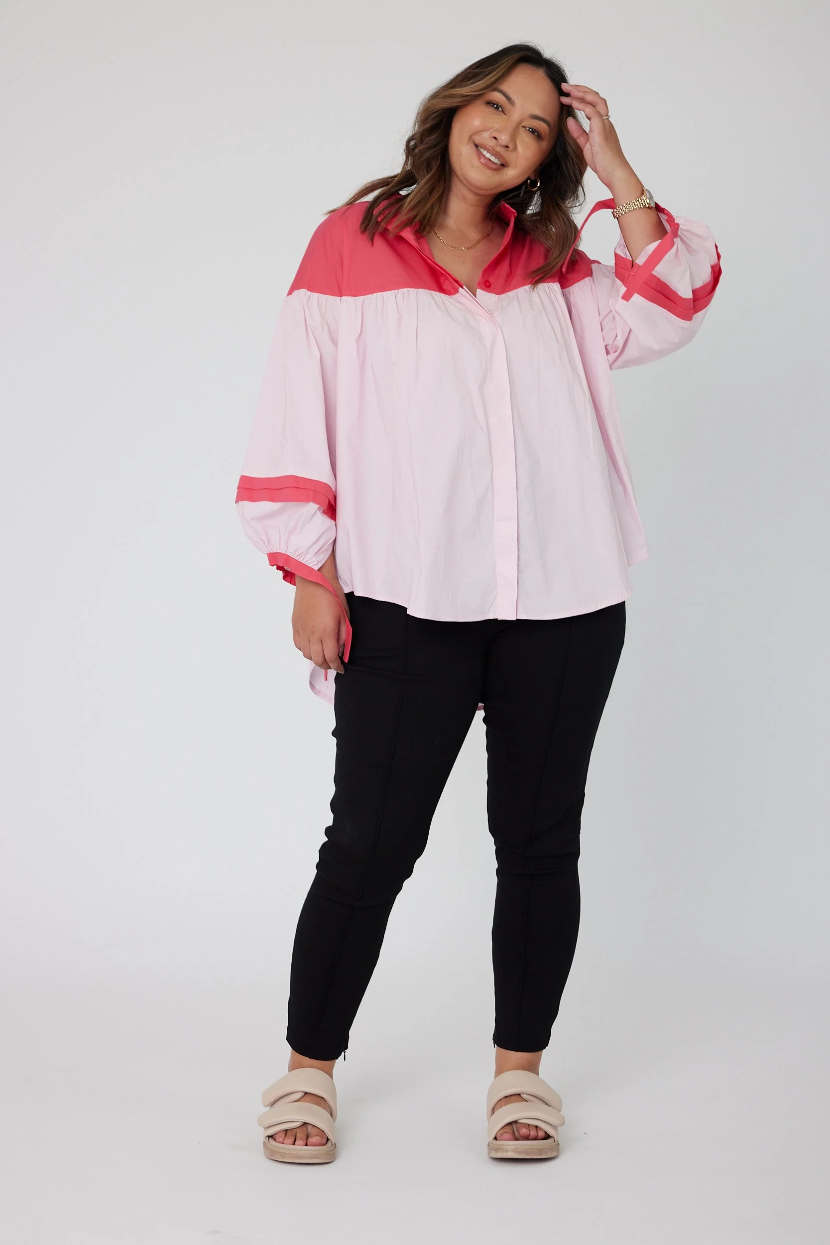 RENNOX Blouse Watermelon & Pink - Image 13