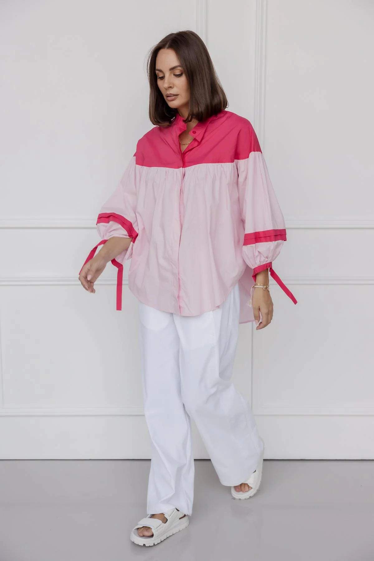 RENNOX Blouse Watermelon & Pink - Image 2