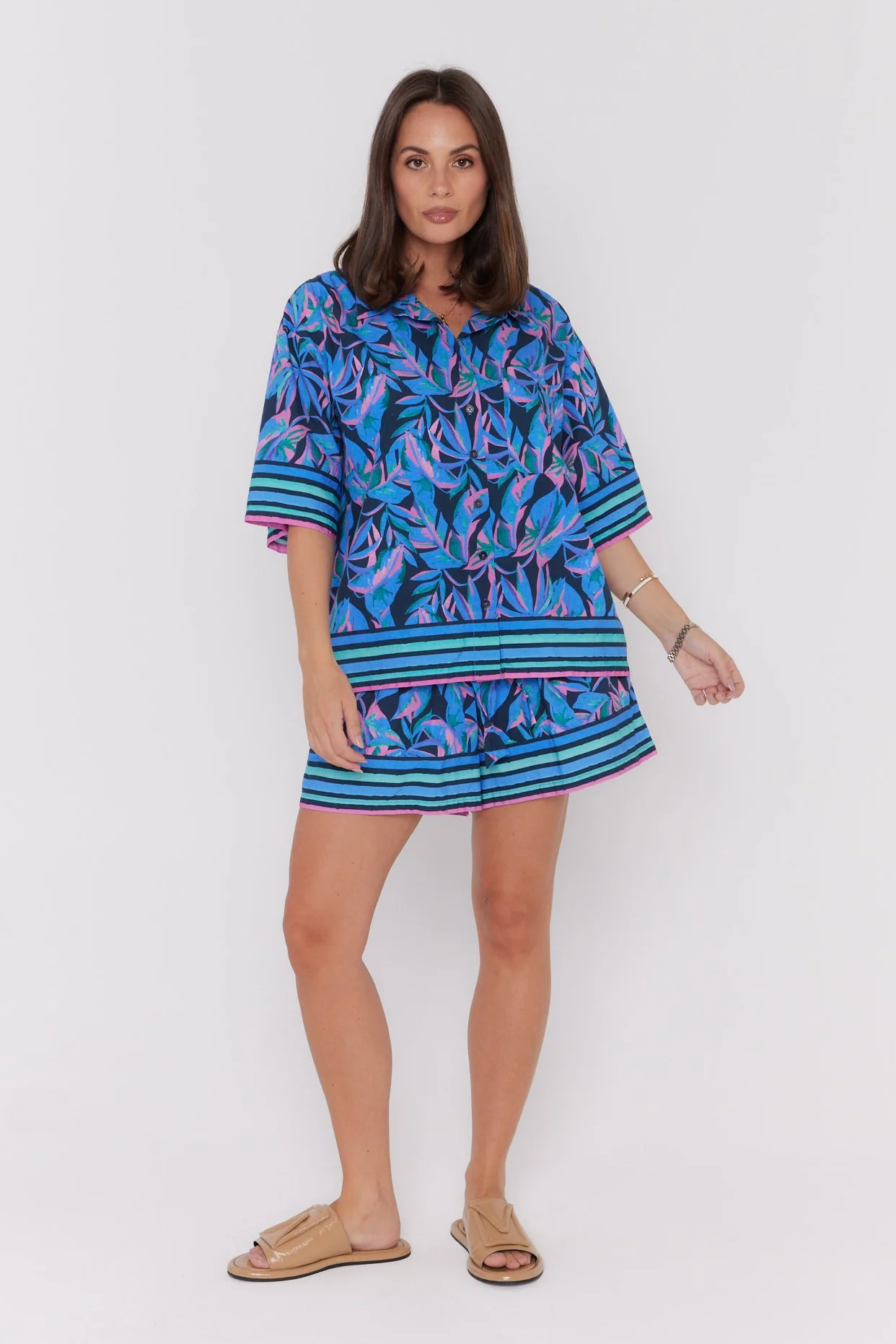 RISE Shirt Navy Floral Print - Image 9