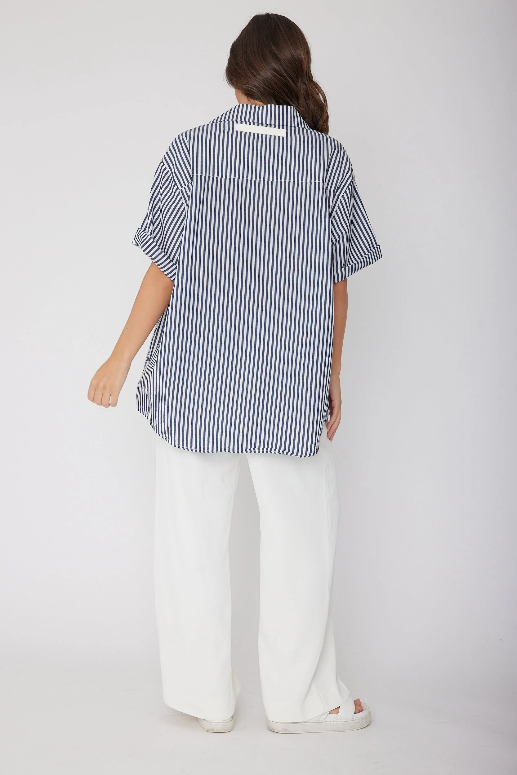 ROGUE Shirt Navy Stripe - Image 11