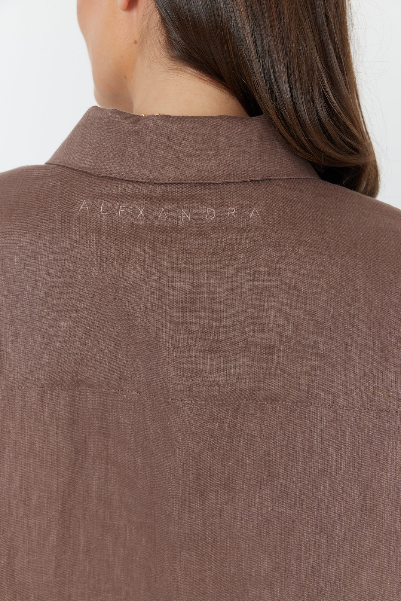ROGUE Shirt Linen Chocolate - Image 13