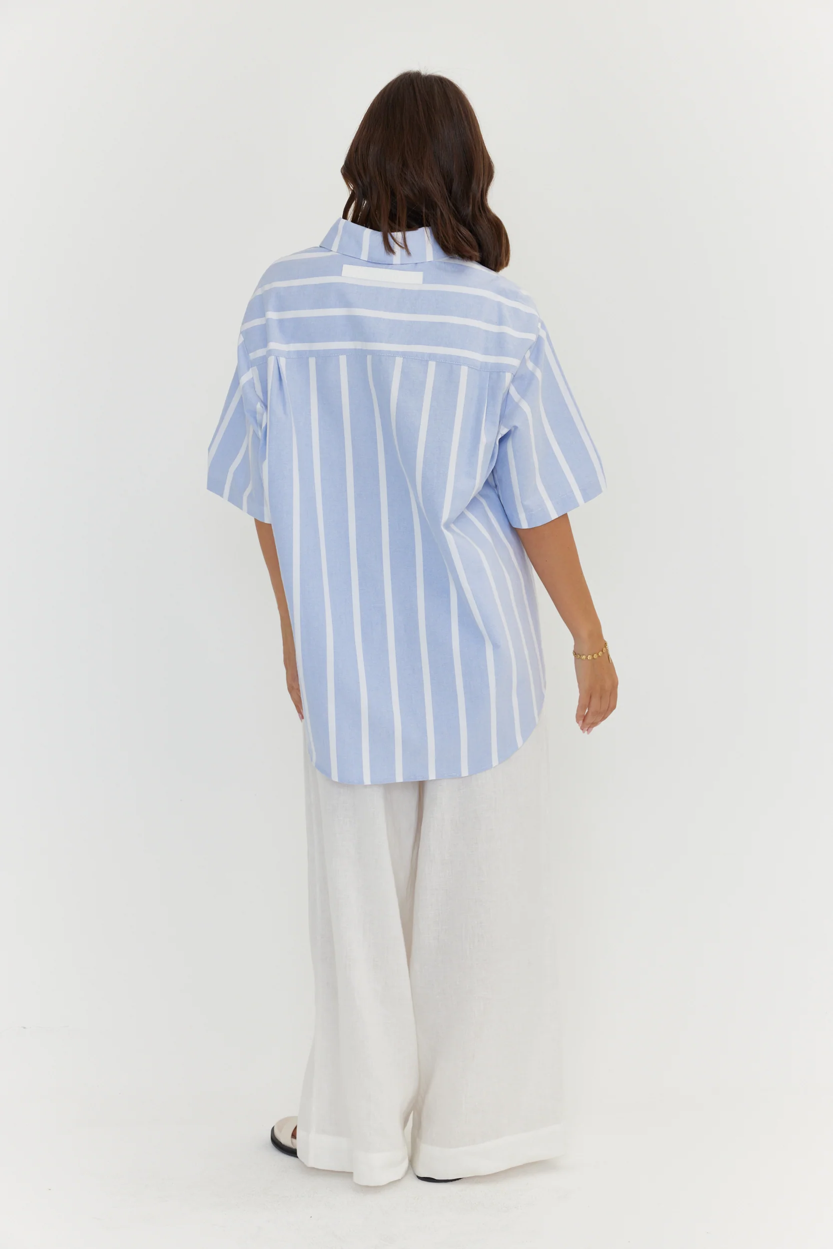 ROGUE Shirt Chambray Blue Stripe - Image 10