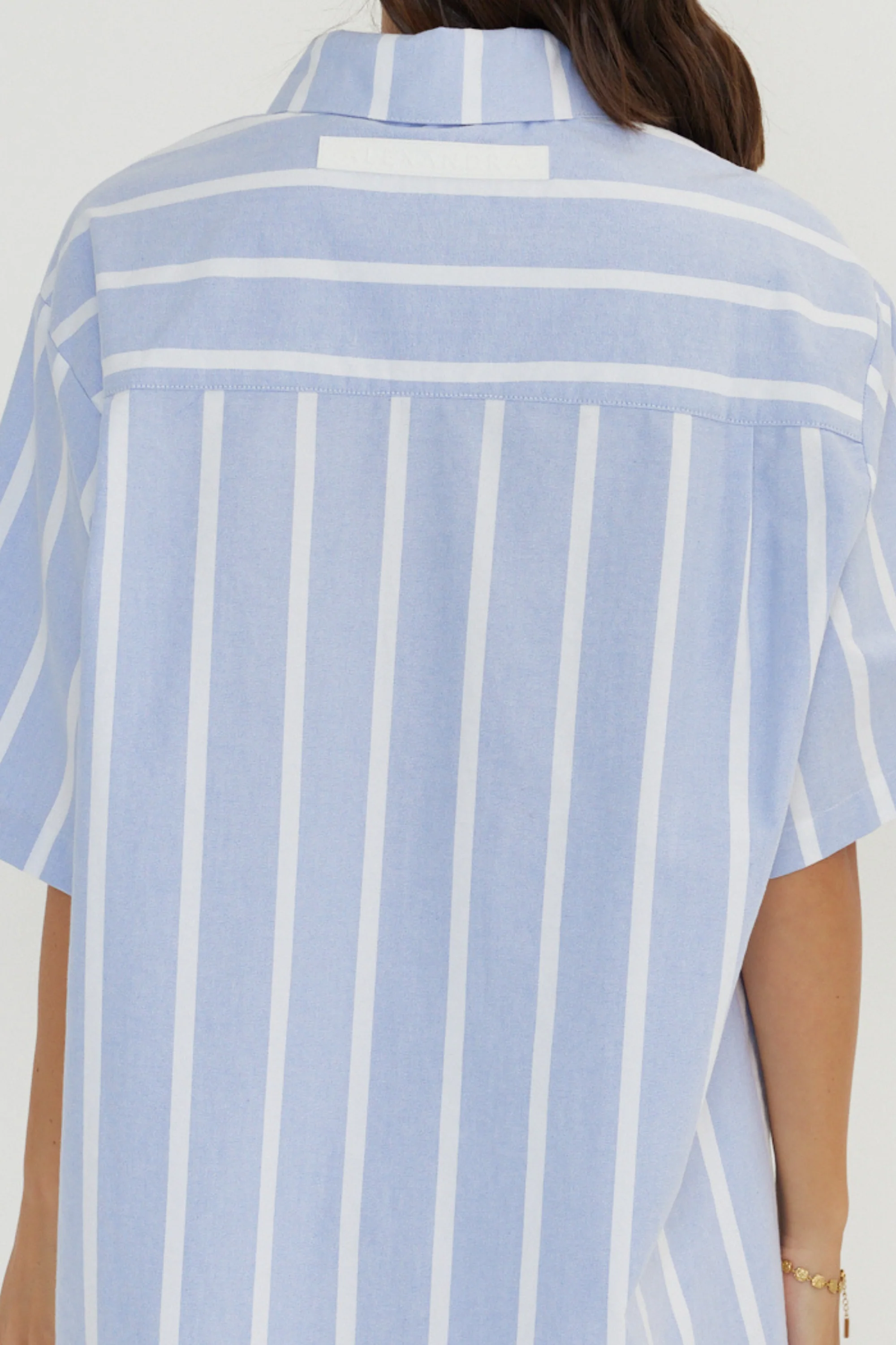 ROGUE Shirt Chambray Blue Stripe - Image 9