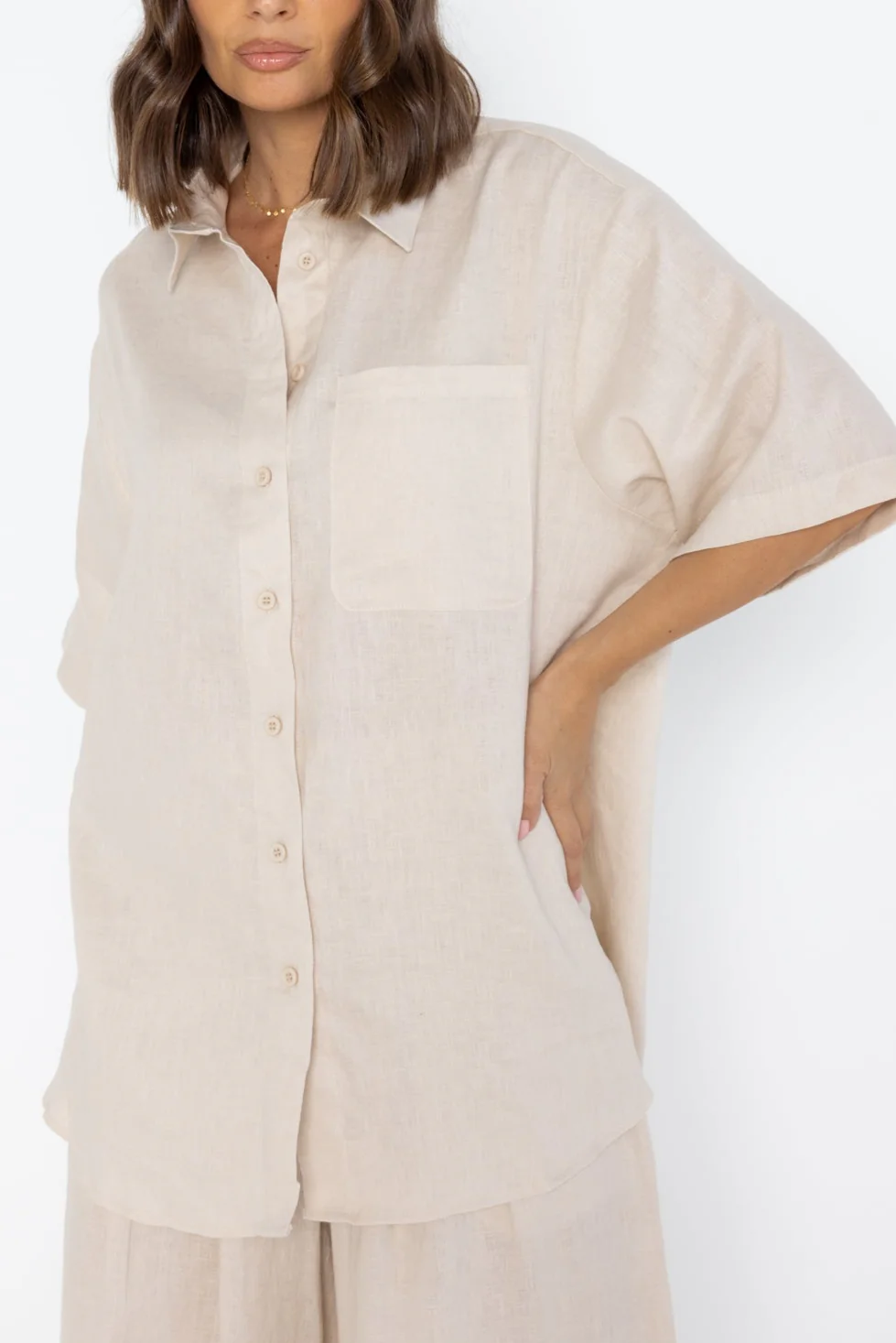 ROGUE Shirt Linen Stone - Image 10