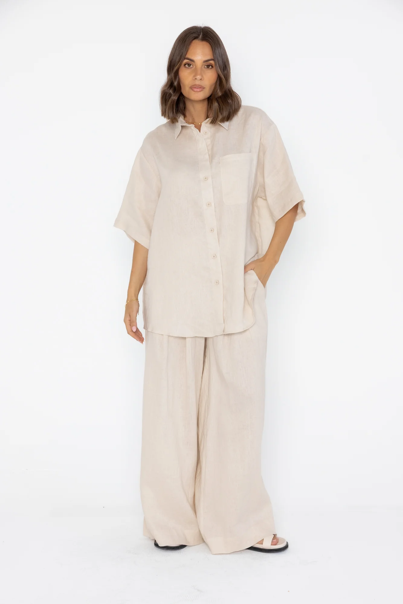 ROGUE Shirt Linen Stone - Image 8