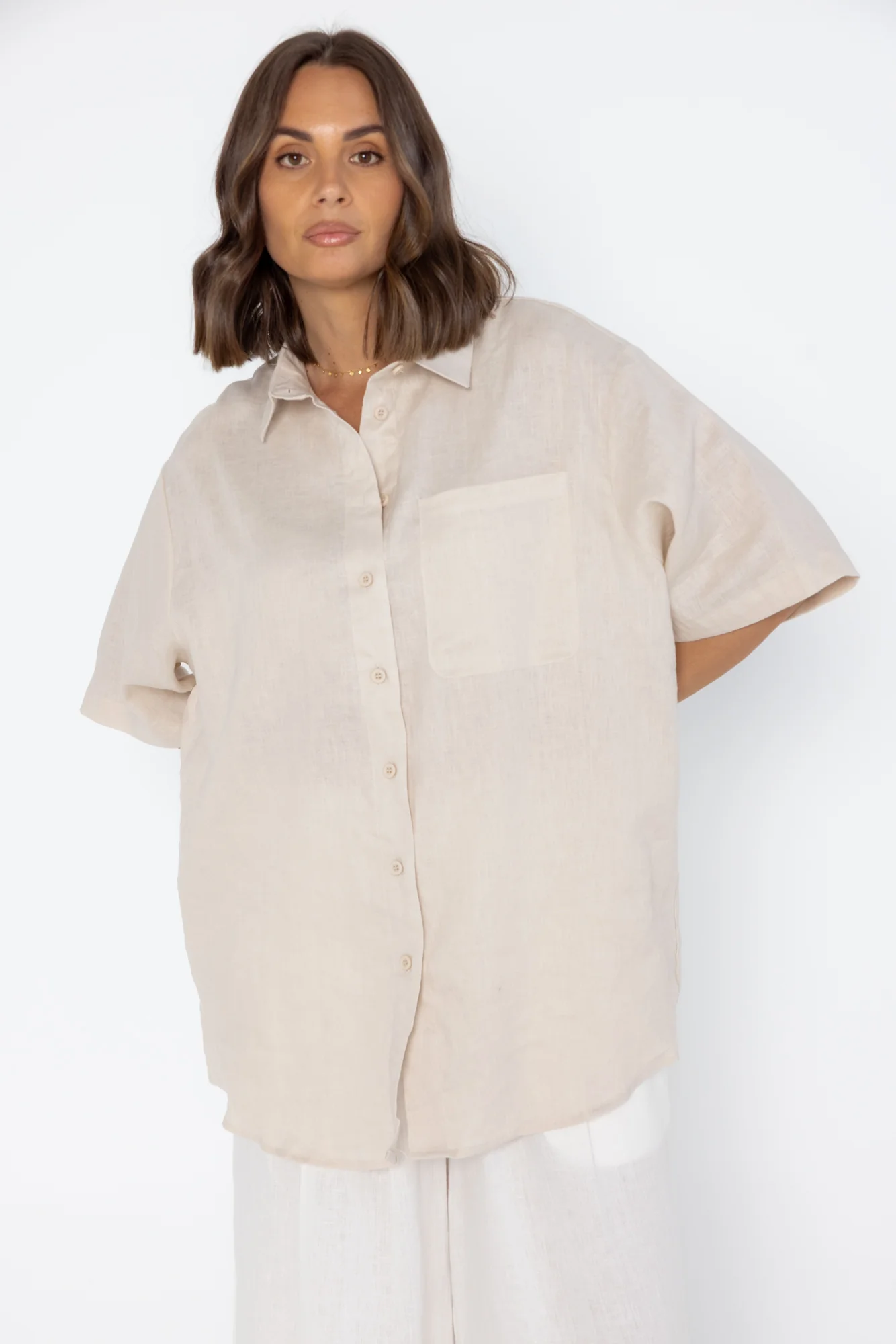 ROGUE Shirt Linen Stone - Image 9