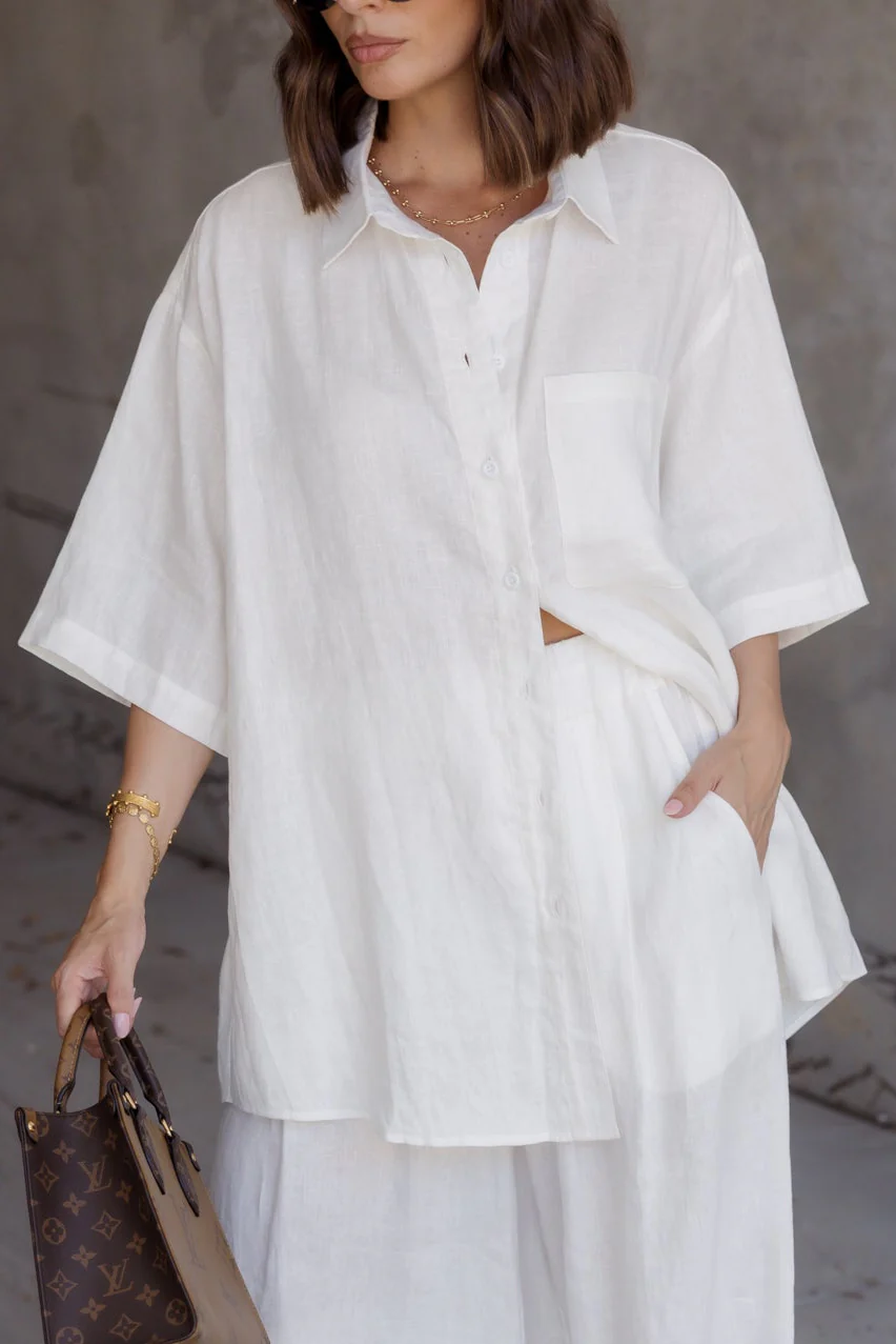 ROGUE Shirt Linen White
