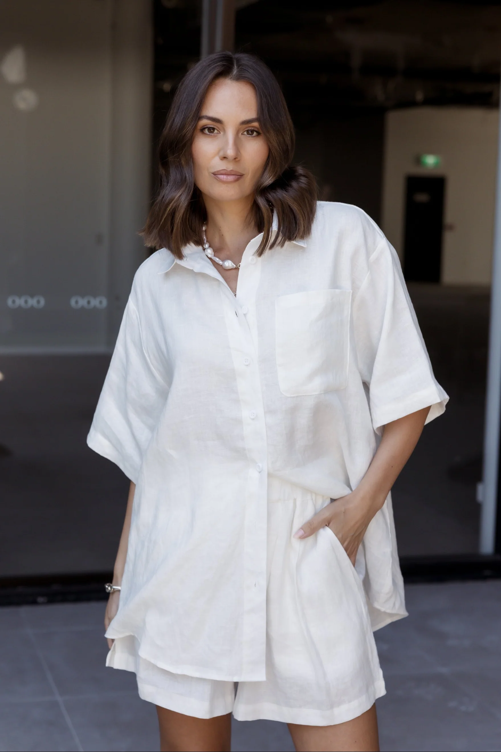 ROGUE Shirt Linen White - Image 5
