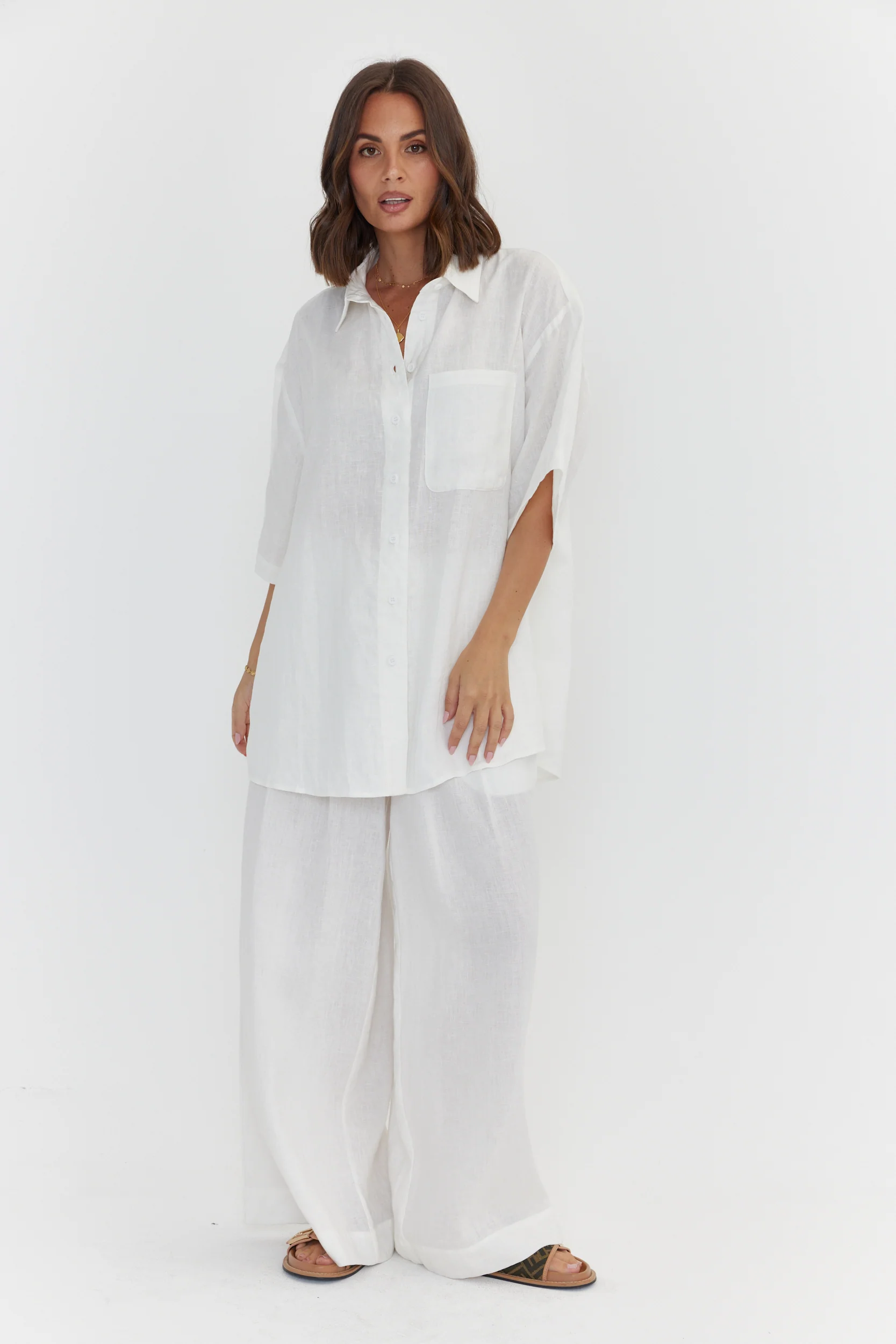 ROGUE Shirt Linen White - Image 7