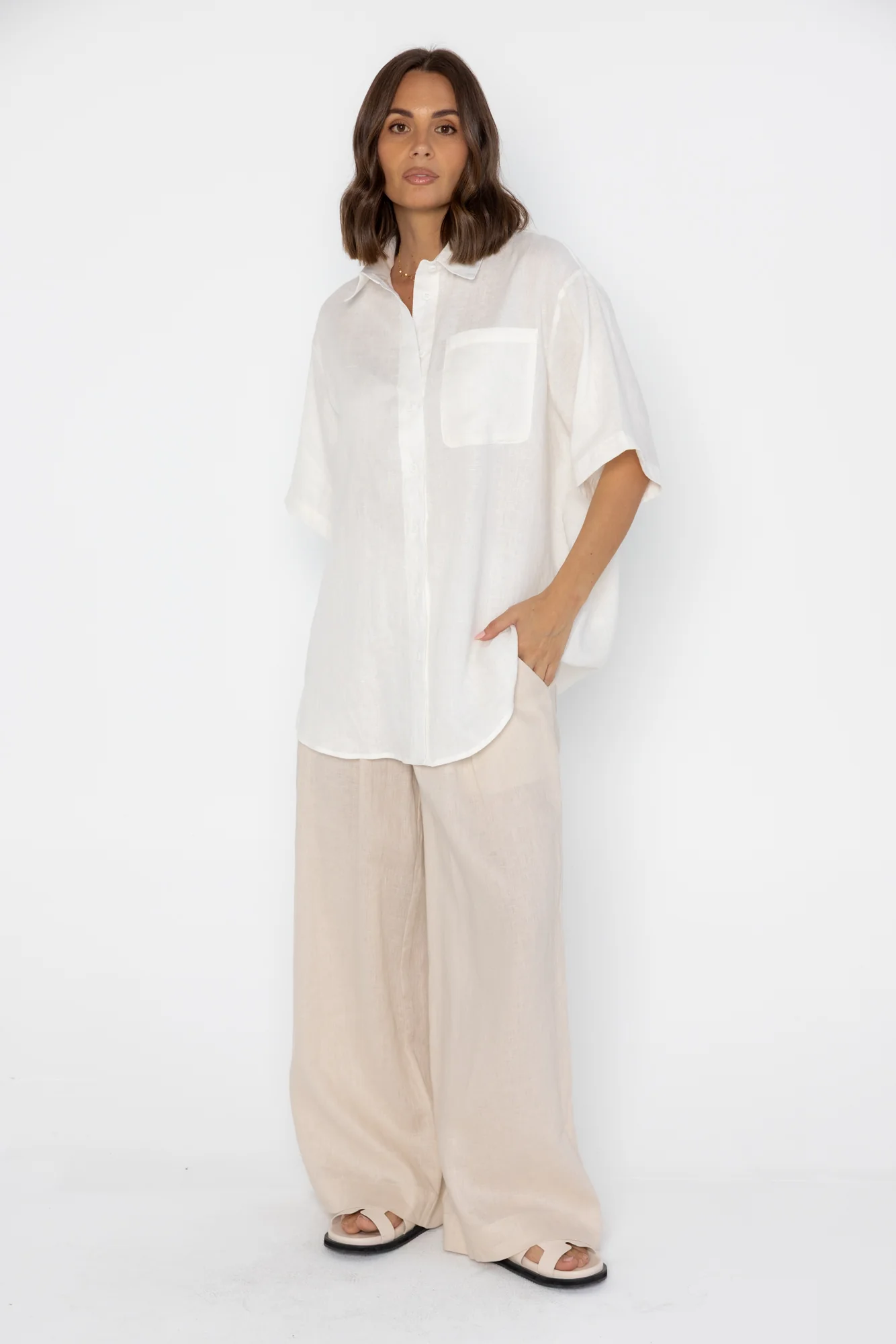 ROGUE Shirt Linen White - Image 8