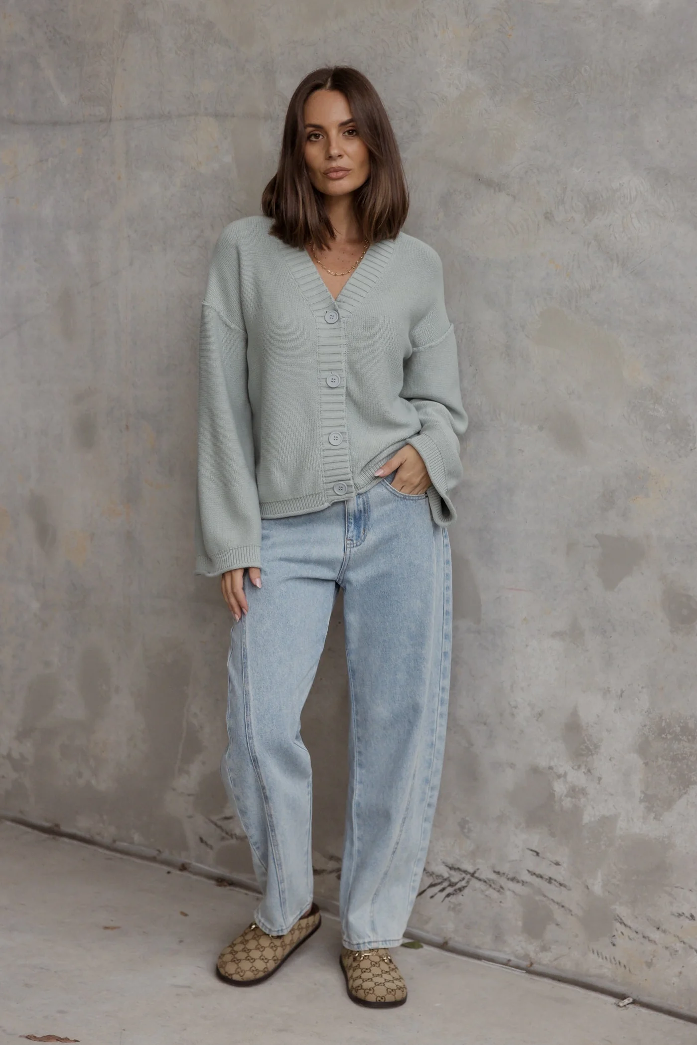 SALTY Jeans Light Blue Wash Denim - Image 2
