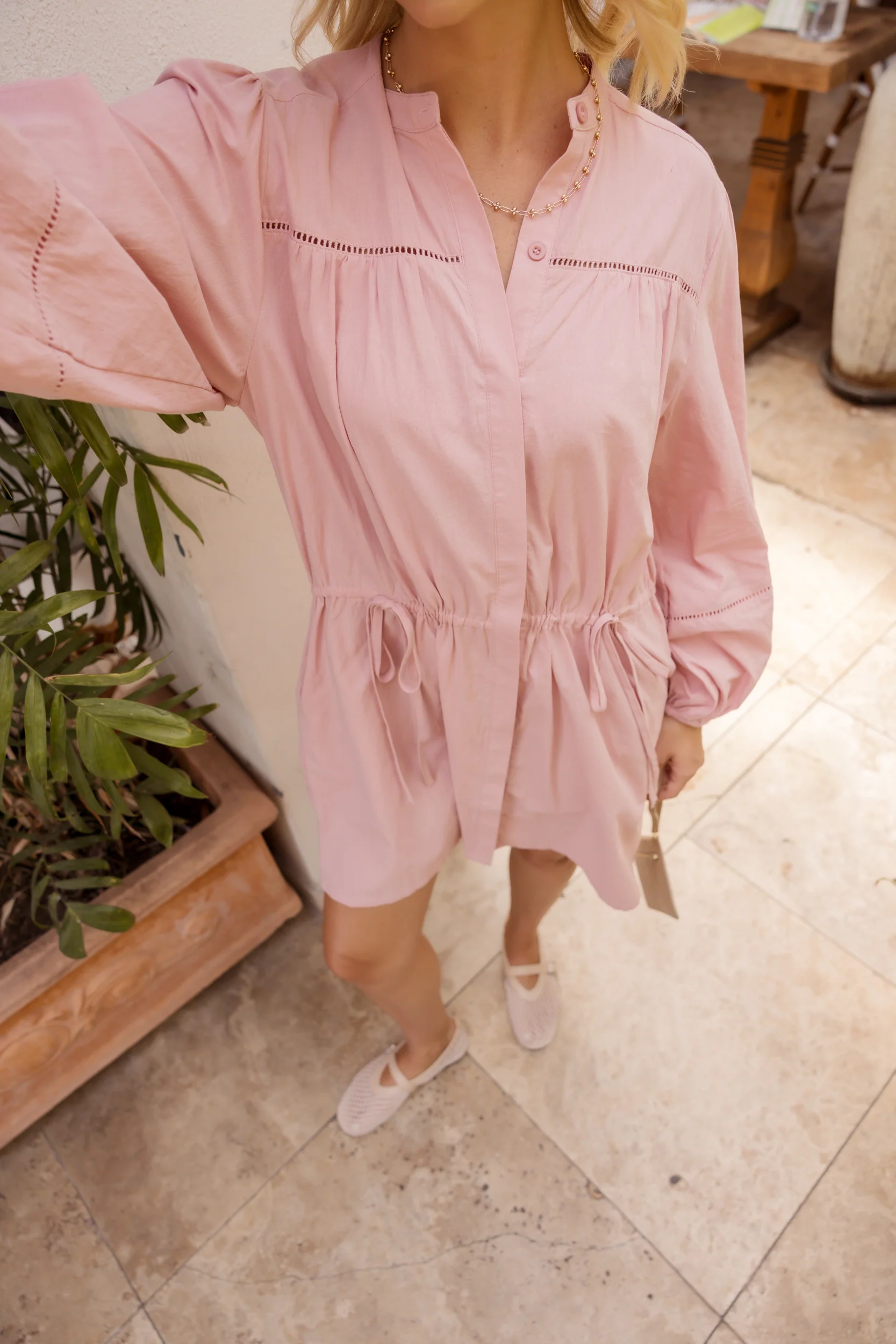SHANI Dress Dusty Pink - Image 3