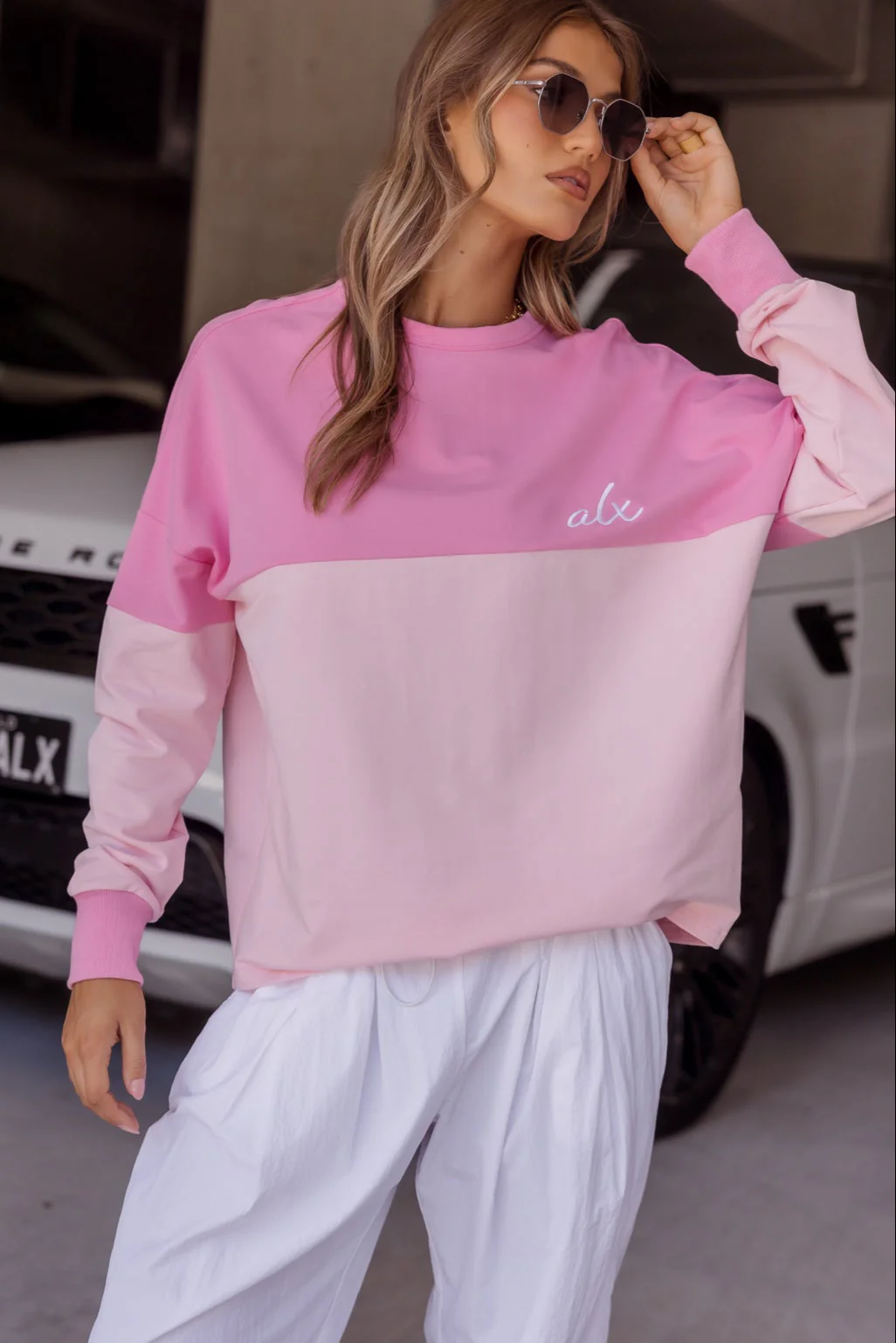 SIA Long Sleeve Top Pink/Pink