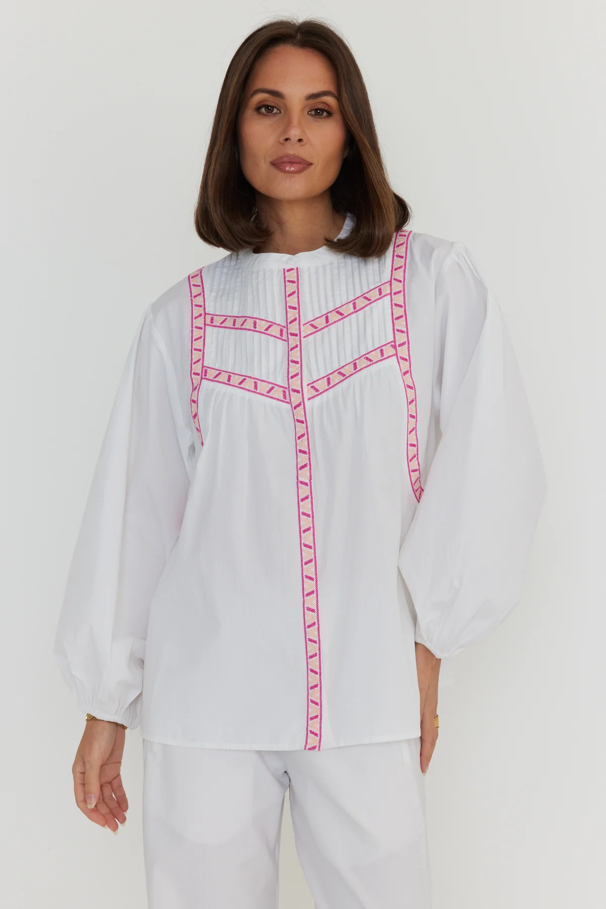 SILAS Blouse White - Image 6