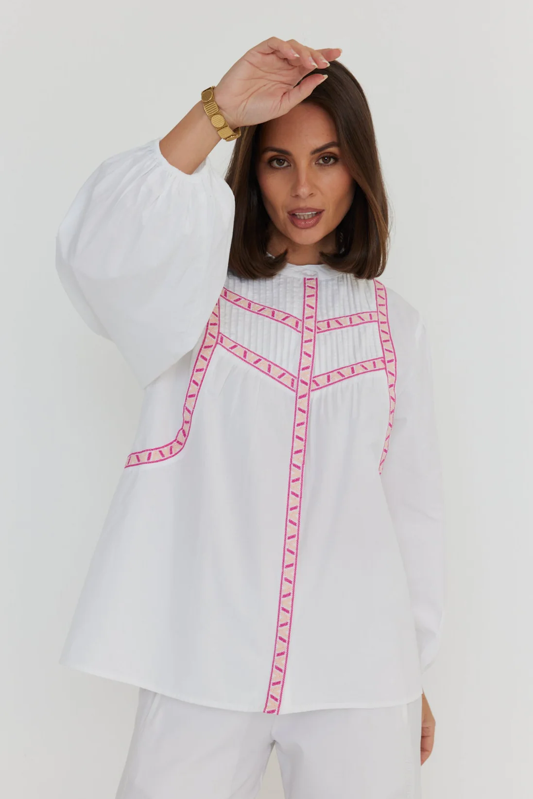 SILAS Blouse White - Image 8