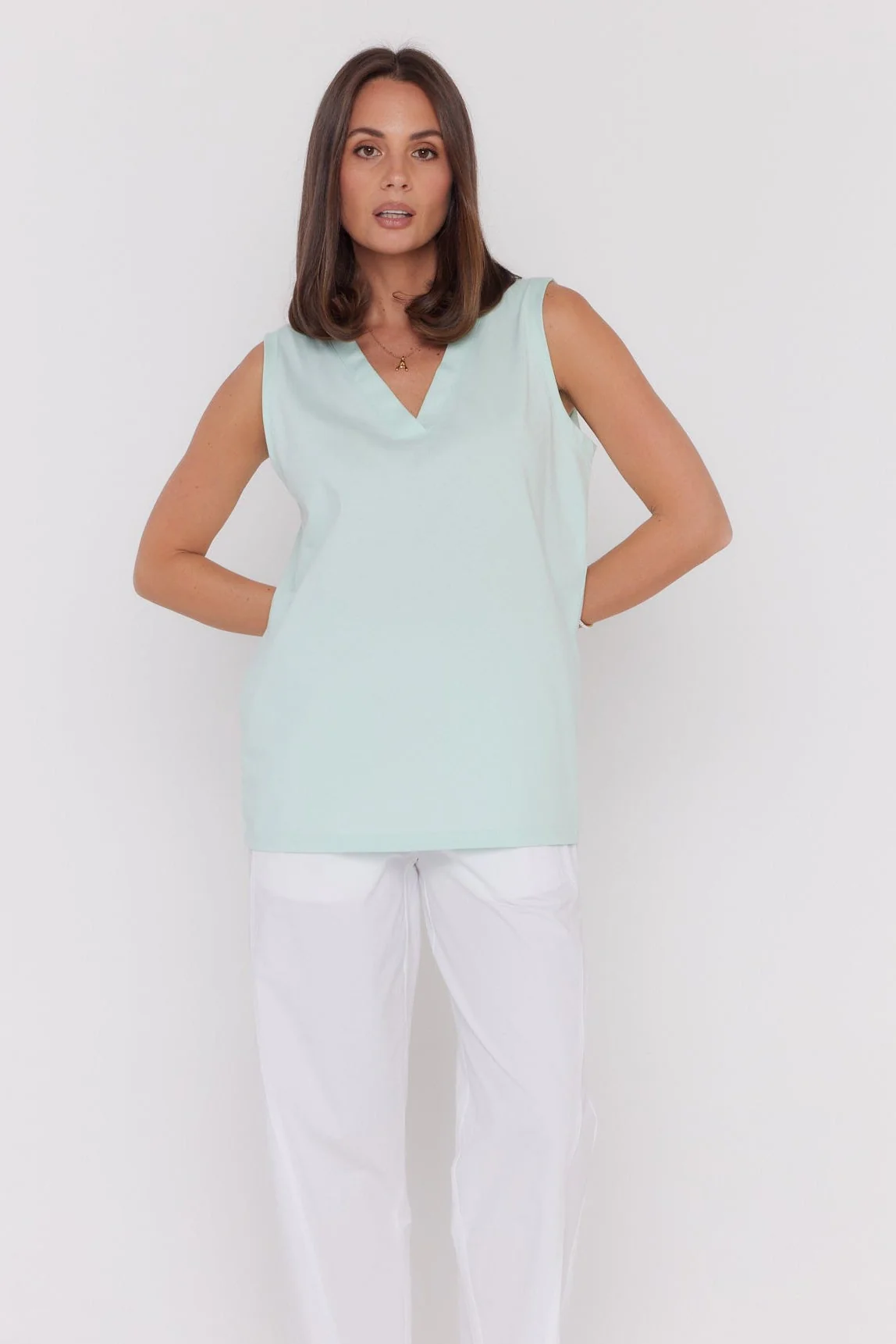 SIMBA V-Neck Seafoam - Image 6